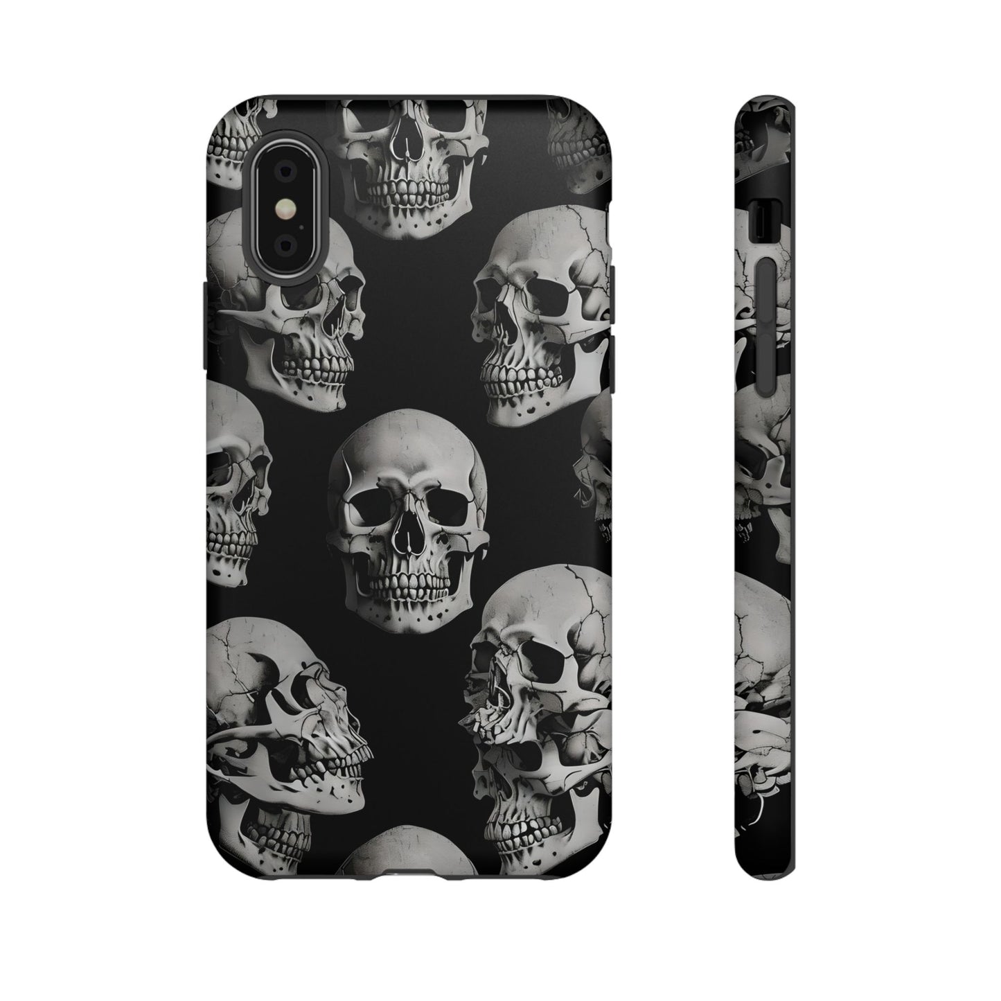 Skull Print Phone Case - Tough Cases for Bold Style