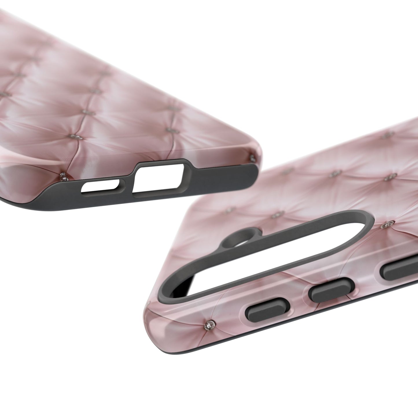 Luxury Pink Quilted Phone Case - Tough Cases for Stylish Protection