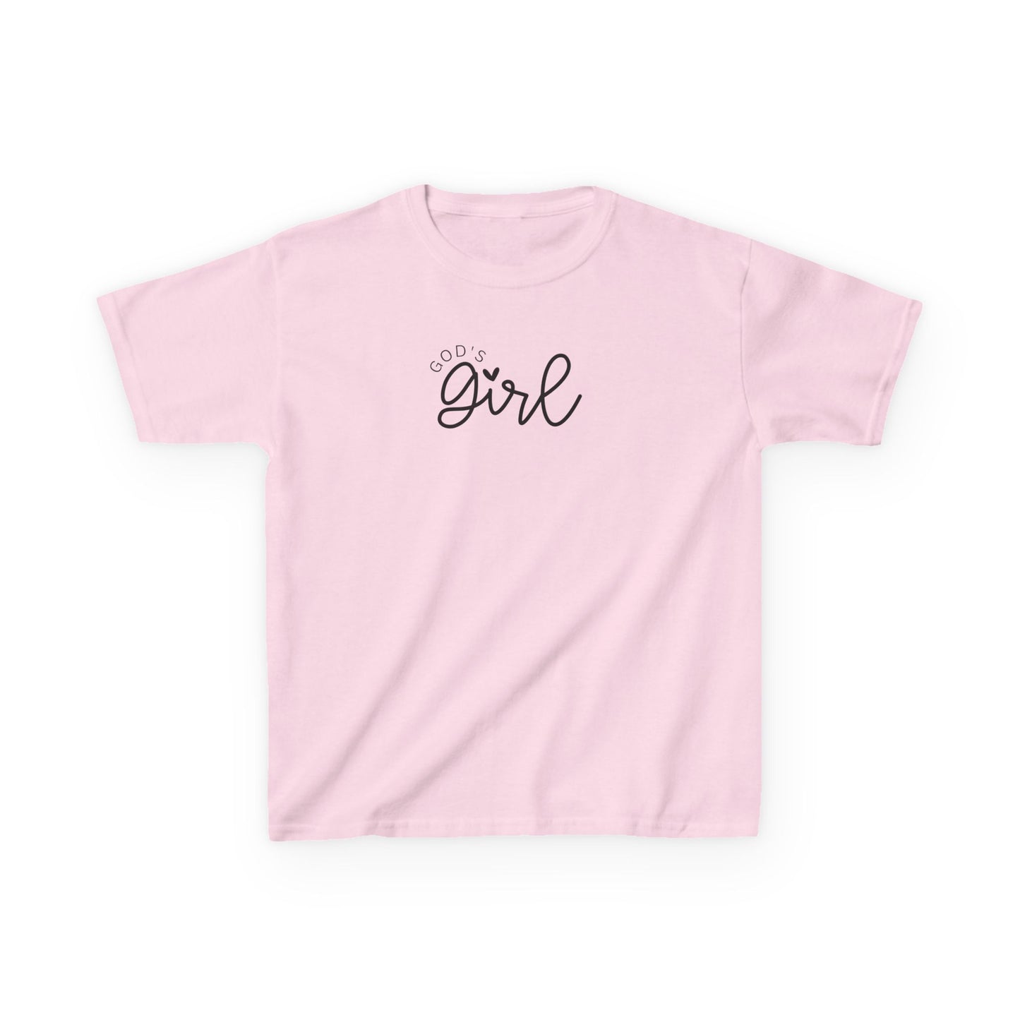 God's Girl Kids Heavy Cotton Tee - Cute and Comfortable T-Shirt for Faith-Inspired Girls