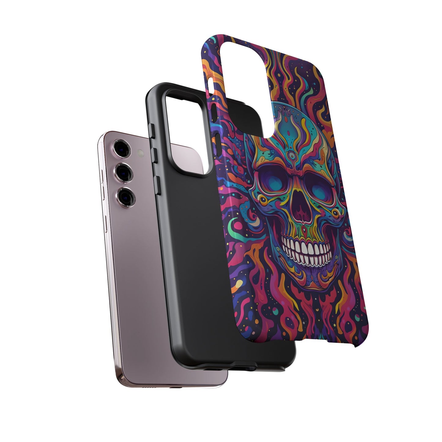 Colorful Skull Phone Case - Tough Cases for Bold Personalities