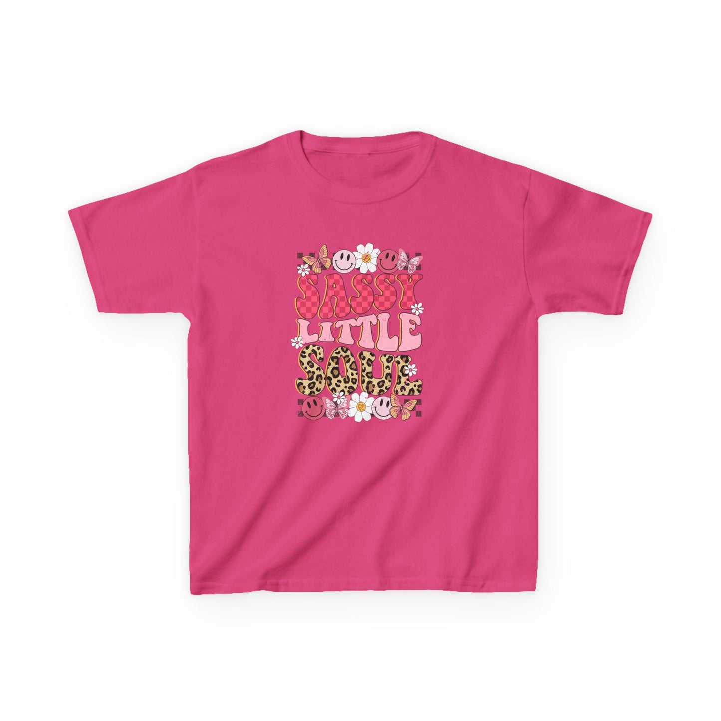 Sassy Little Soul Kids Tee - Fun & Trendy Heavy Cotton Shirt for Children