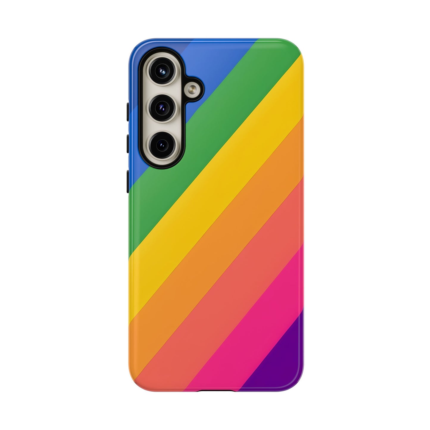 Vibrant Rainbow Phone Case - Tough & Stylish