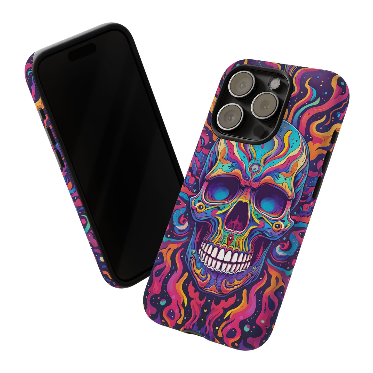 Colorful Skull Phone Case - Tough Cases for Bold Personalities