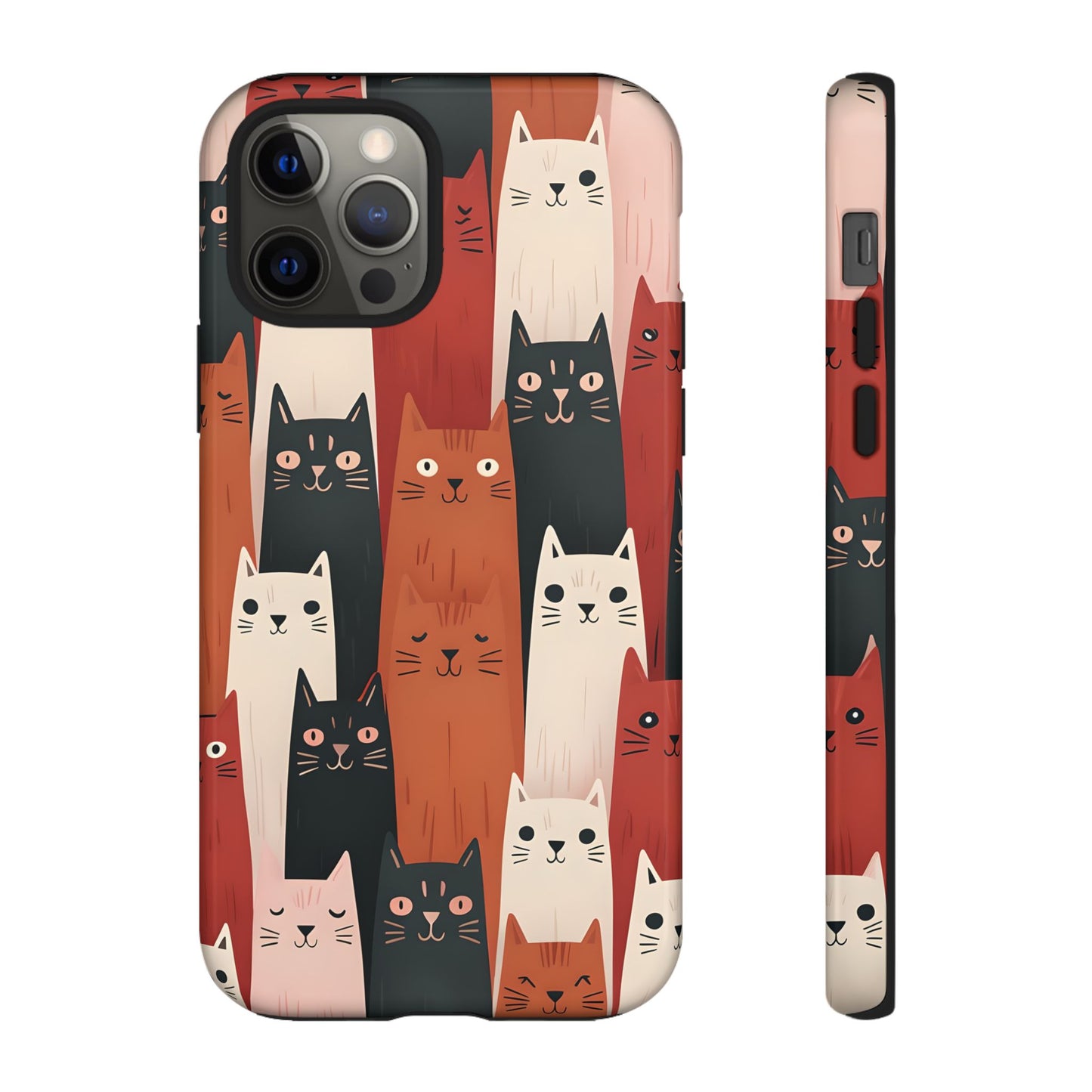 Playful Cat Phone Case - Tough & Stylish Purrfect for Cat Lovers