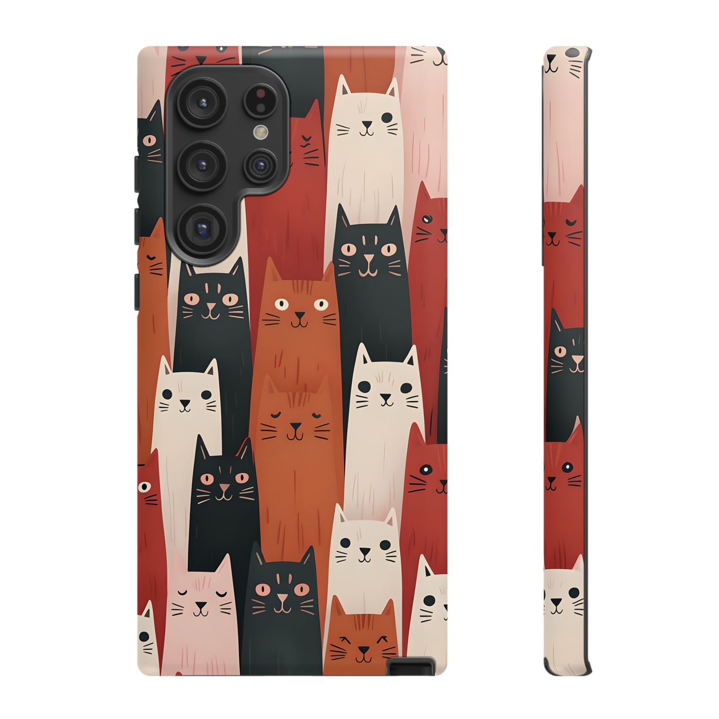 Playful Cat Phone Case - Tough & Stylish Purrfect for Cat Lovers