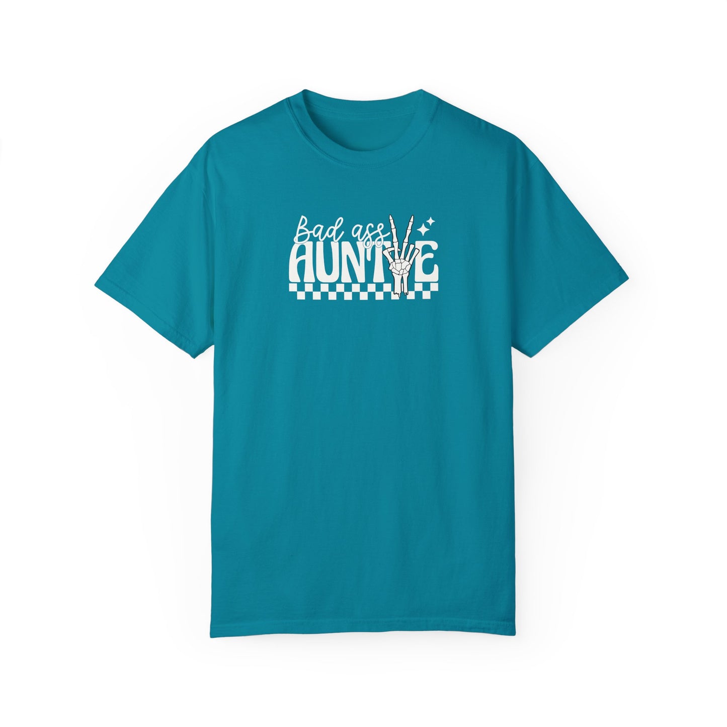 Bad Ass Aunt Unisex Garment-Dyed T-Shirt - Comfortable and Stylish Gift for Aunts