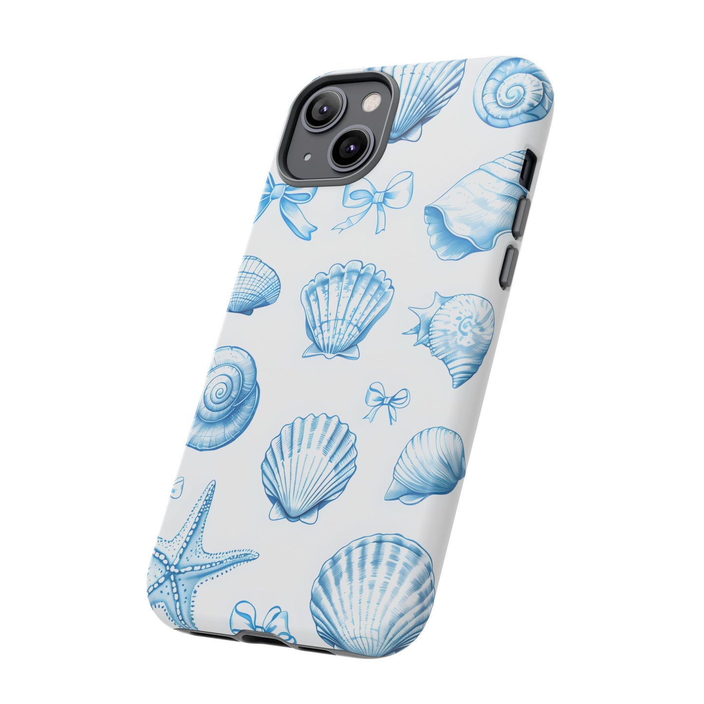 Coquette-Coastal Ocean-Themed Phone Case - Seashell and Starfish Design