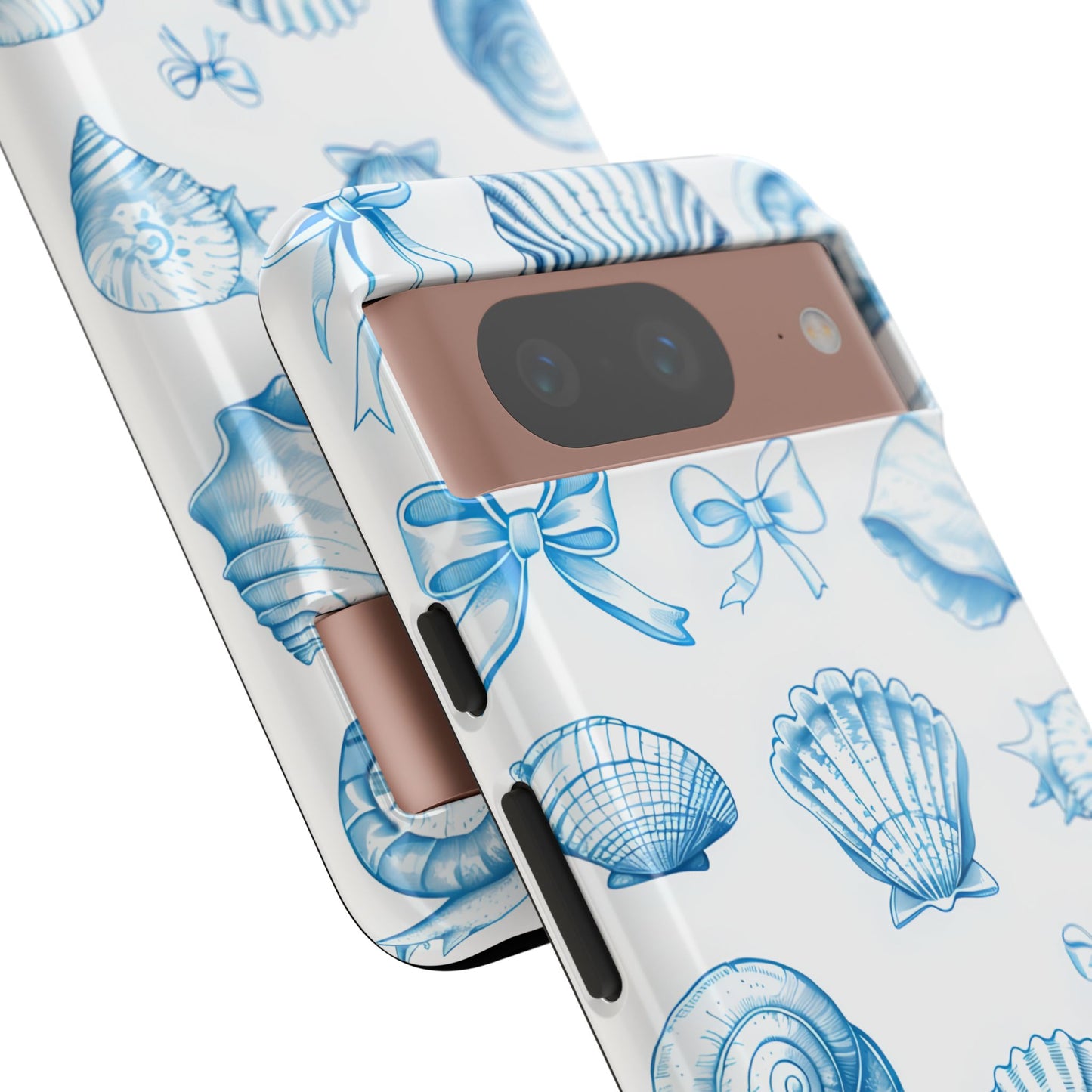 Coquette-Coastal Ocean-Themed Phone Case - Seashell and Starfish Design