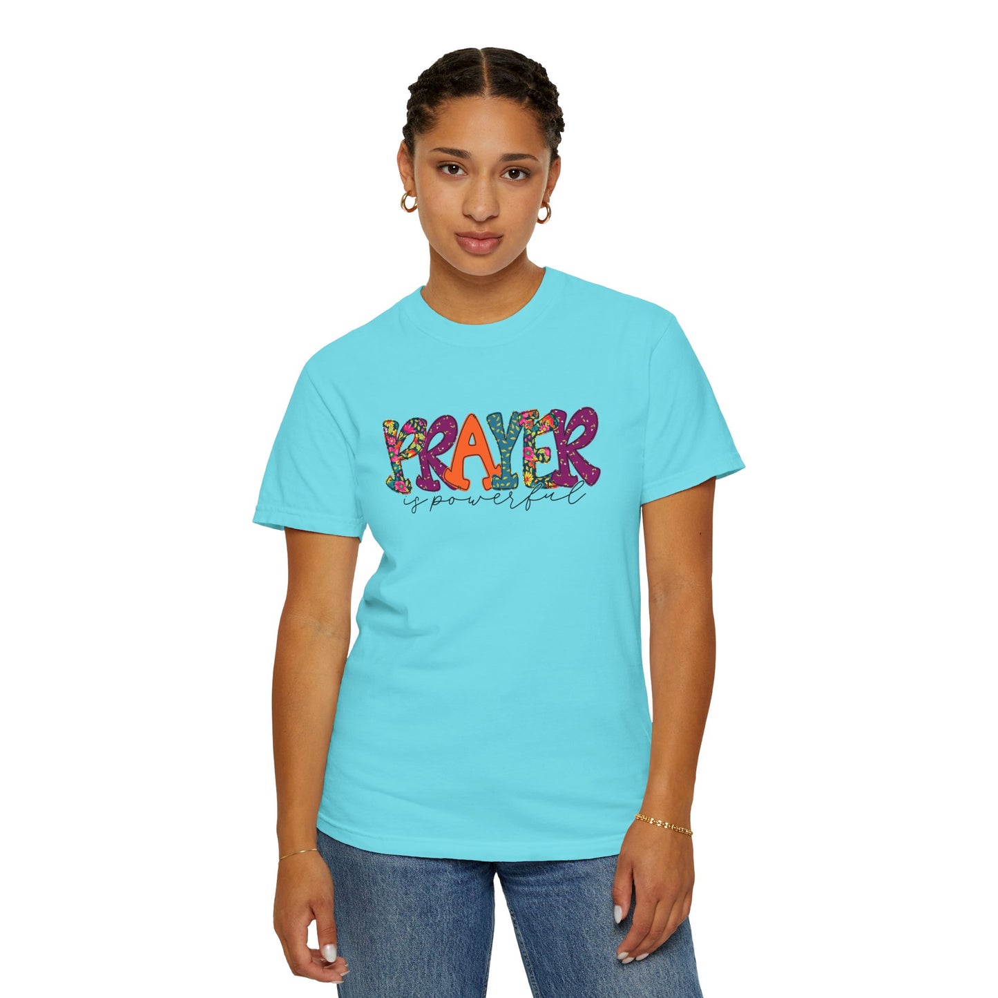 Colorful "Prayer is Powerful" Unisex T-Shirt