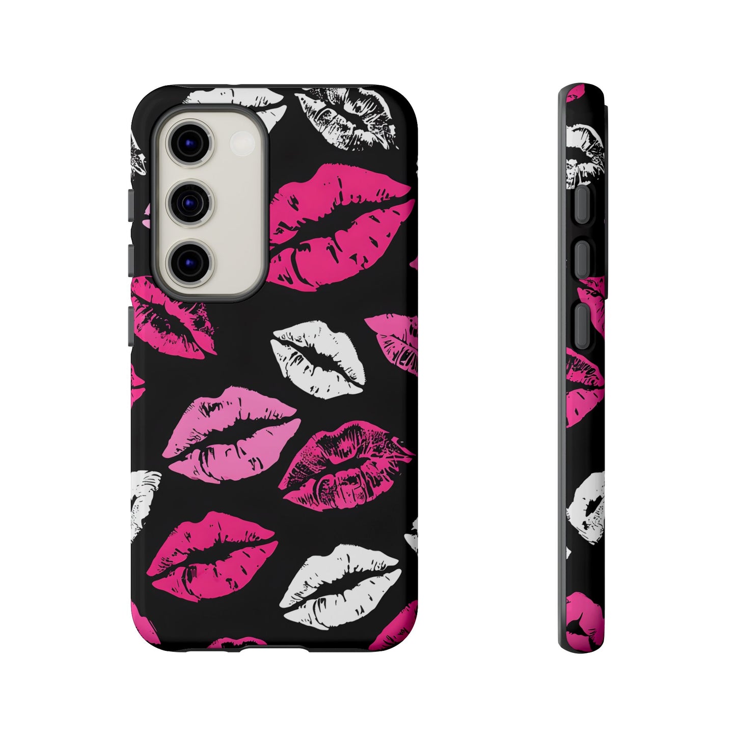 Lips Print iPhone Case - Stylish Tough Phone Cover