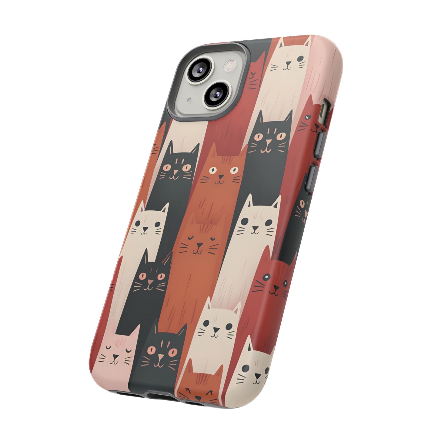 Playful Cat Phone Case - Tough & Stylish Purrfect for Cat Lovers