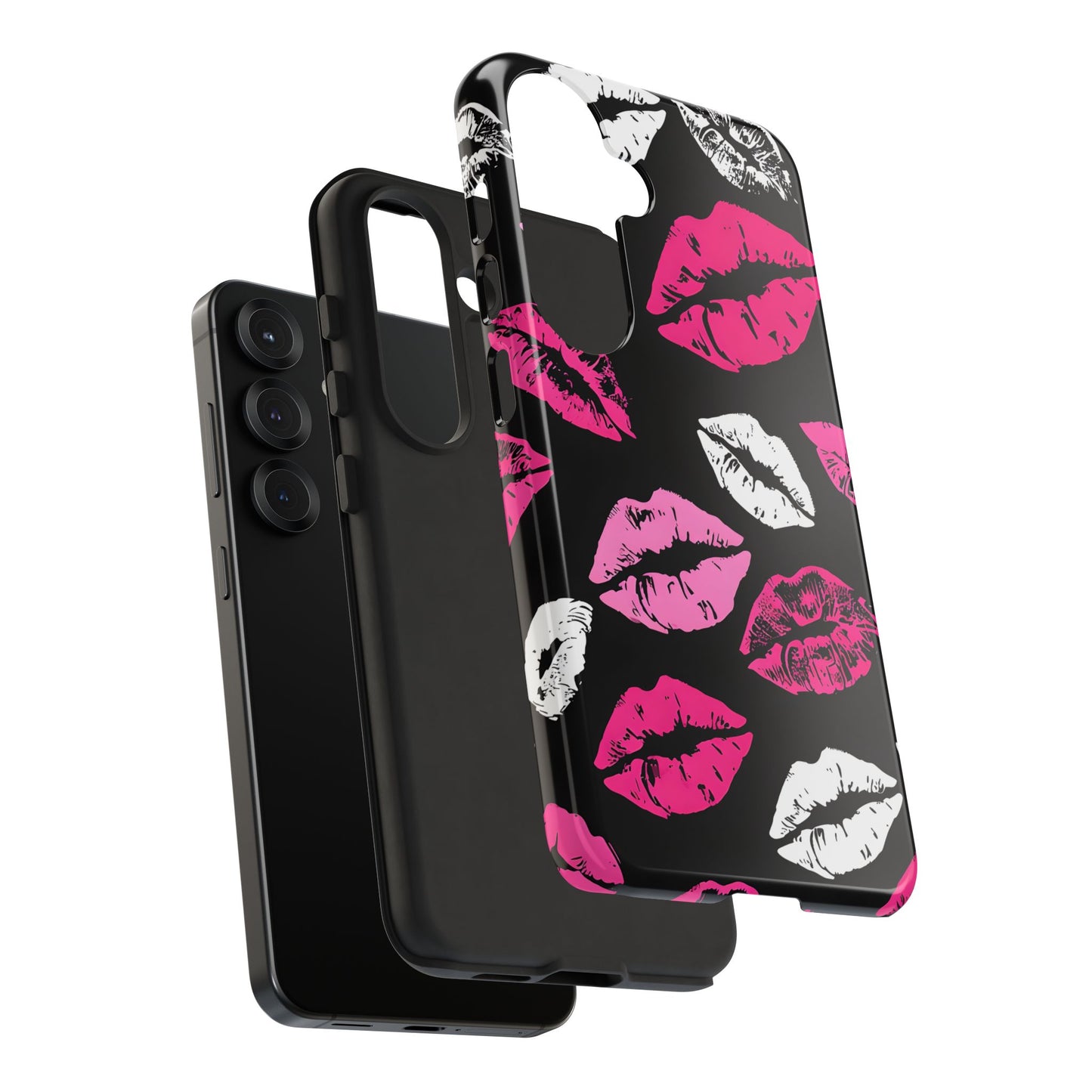 Lips Print iPhone Case - Stylish Tough Phone Cover