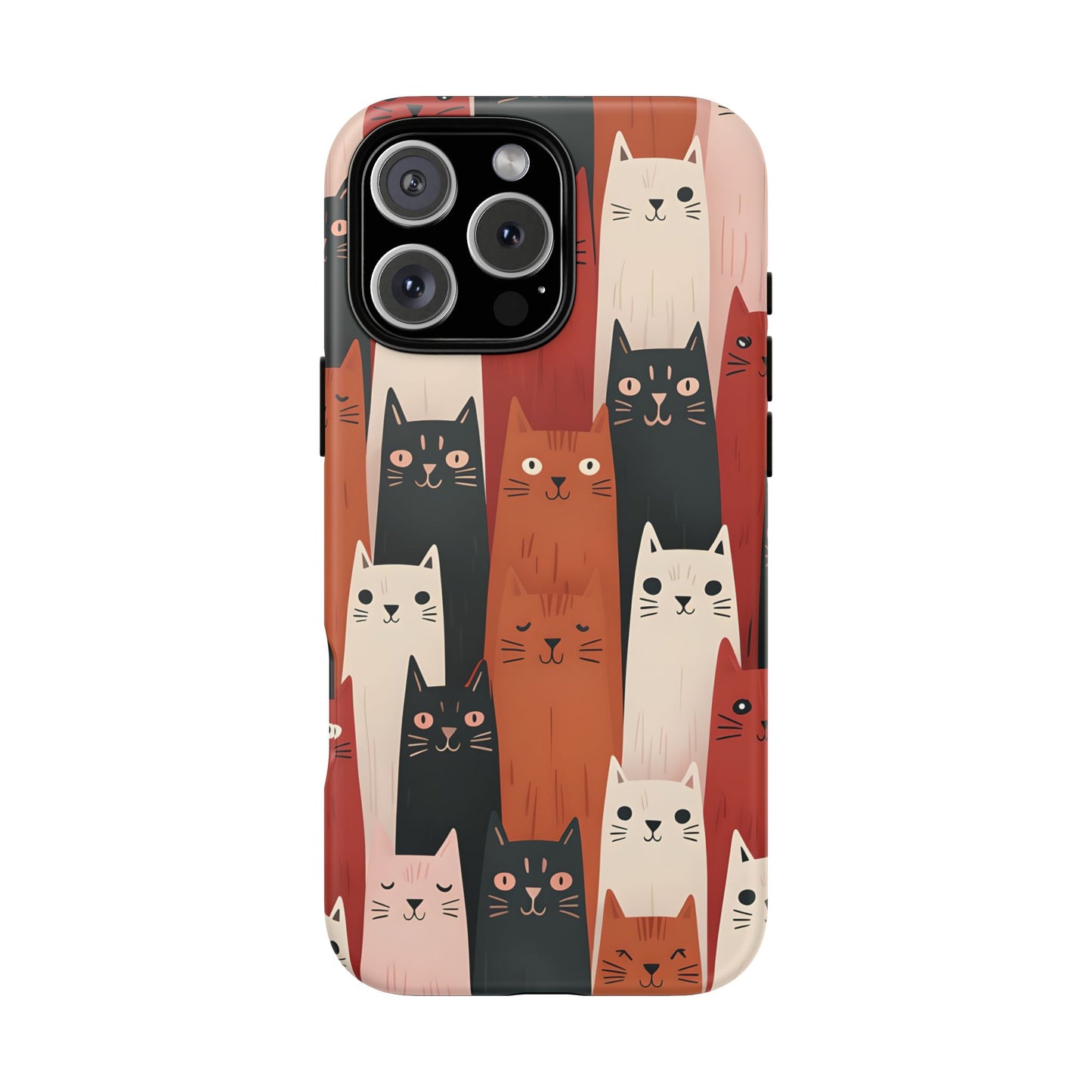 Playful Cat Phone Case - Tough & Stylish Purrfect for Cat Lovers