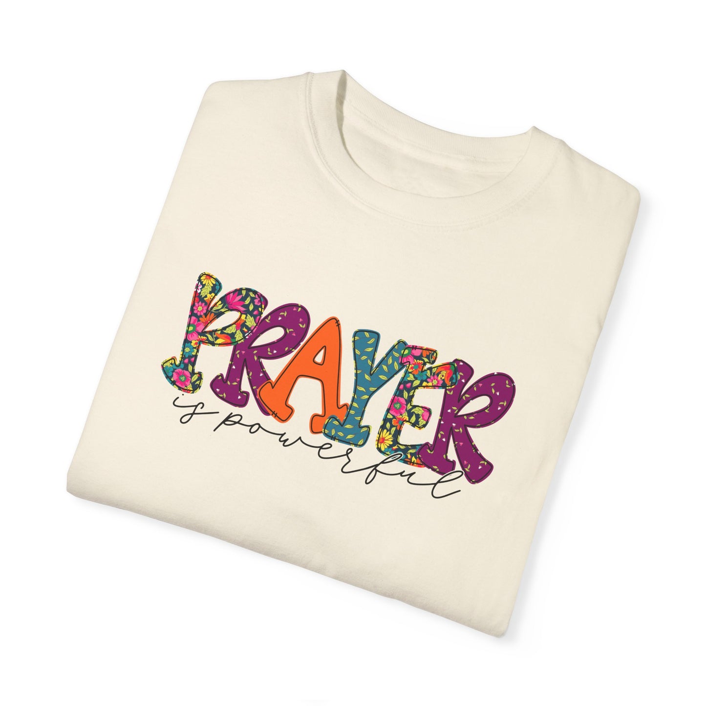 Colorful "Prayer is Powerful" Unisex T-Shirt