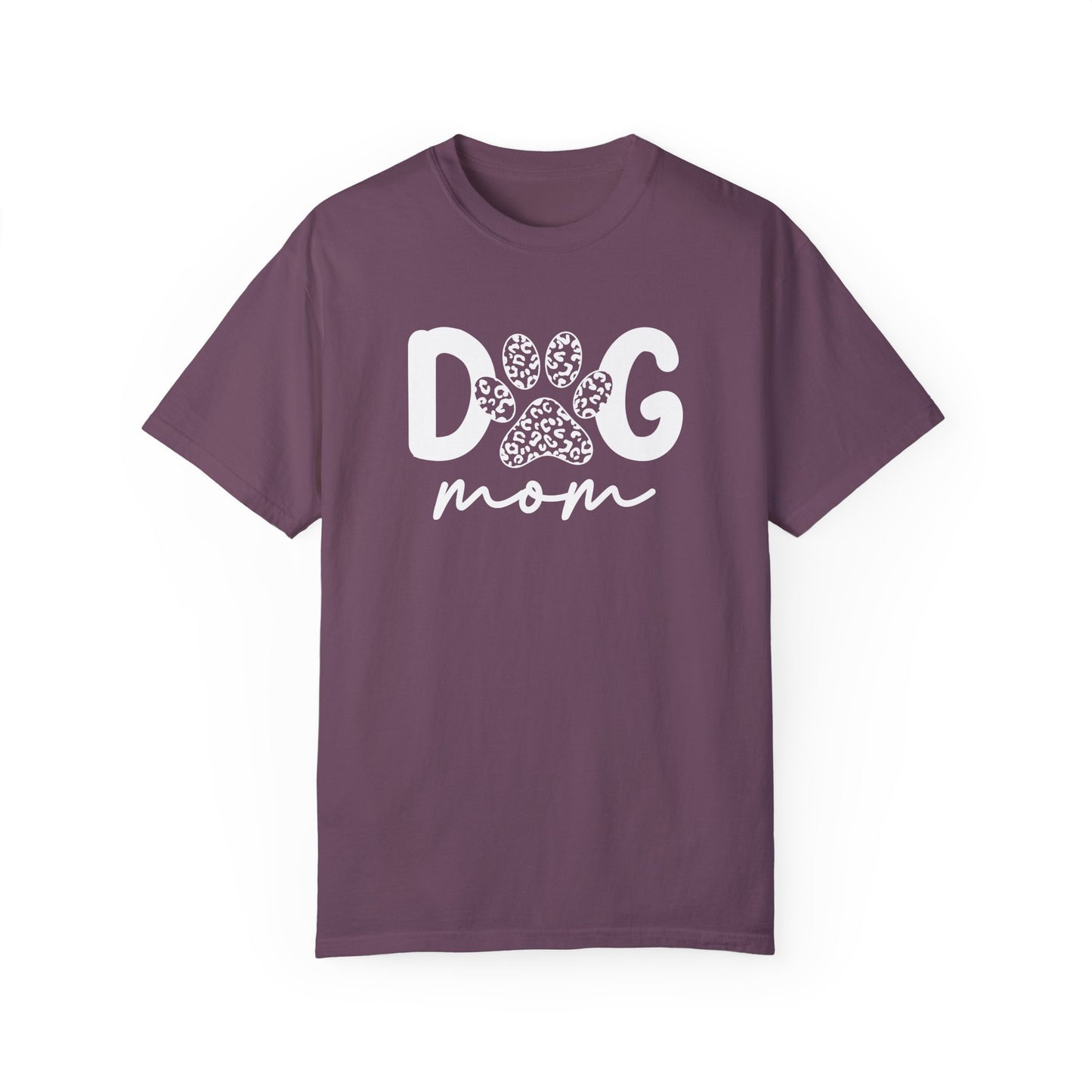 Dog Mom Unisex Garment-Dyed T-Shirt | Cute Pet Lover Tee