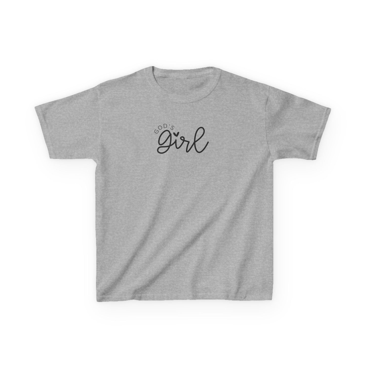 God's Girl Kids Heavy Cotton Tee - Cute and Comfortable T-Shirt for Faith-Inspired Girls