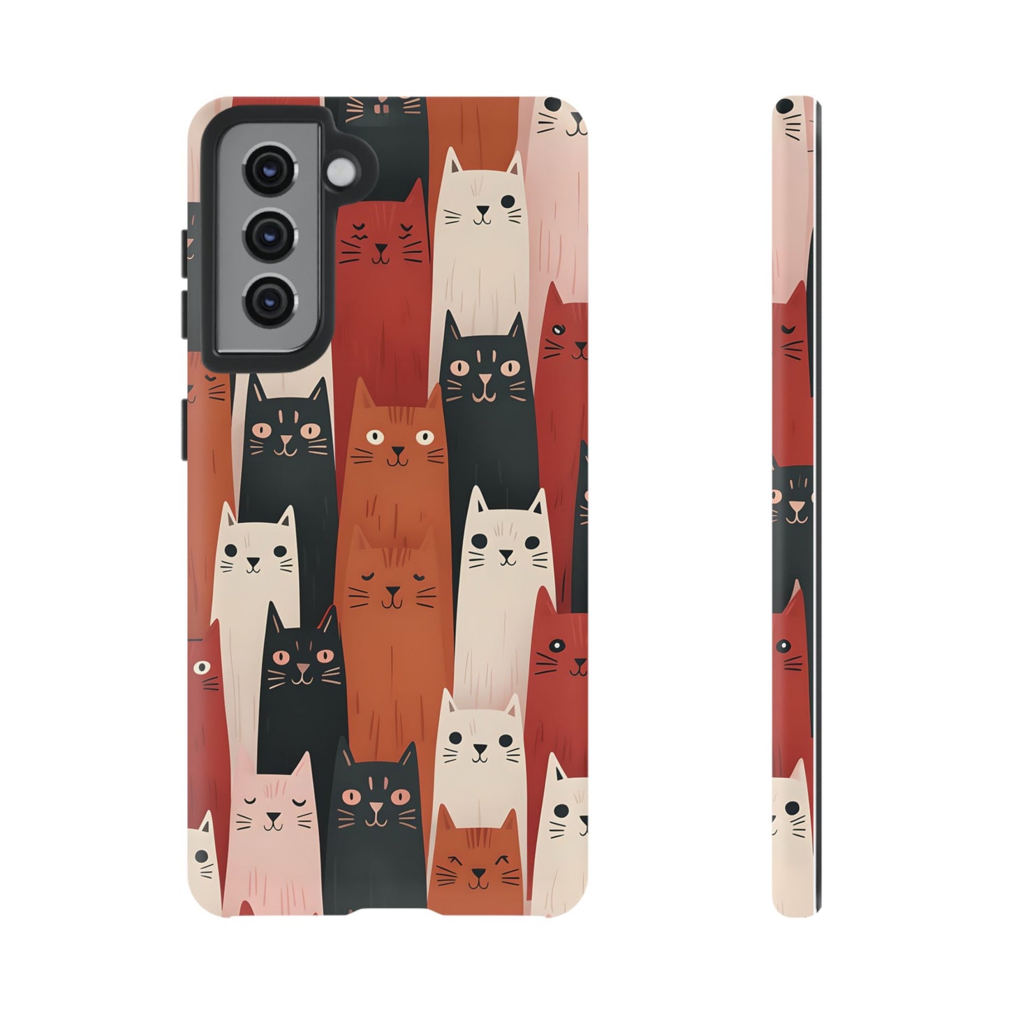 Playful Cat Phone Case - Tough & Stylish Purrfect for Cat Lovers