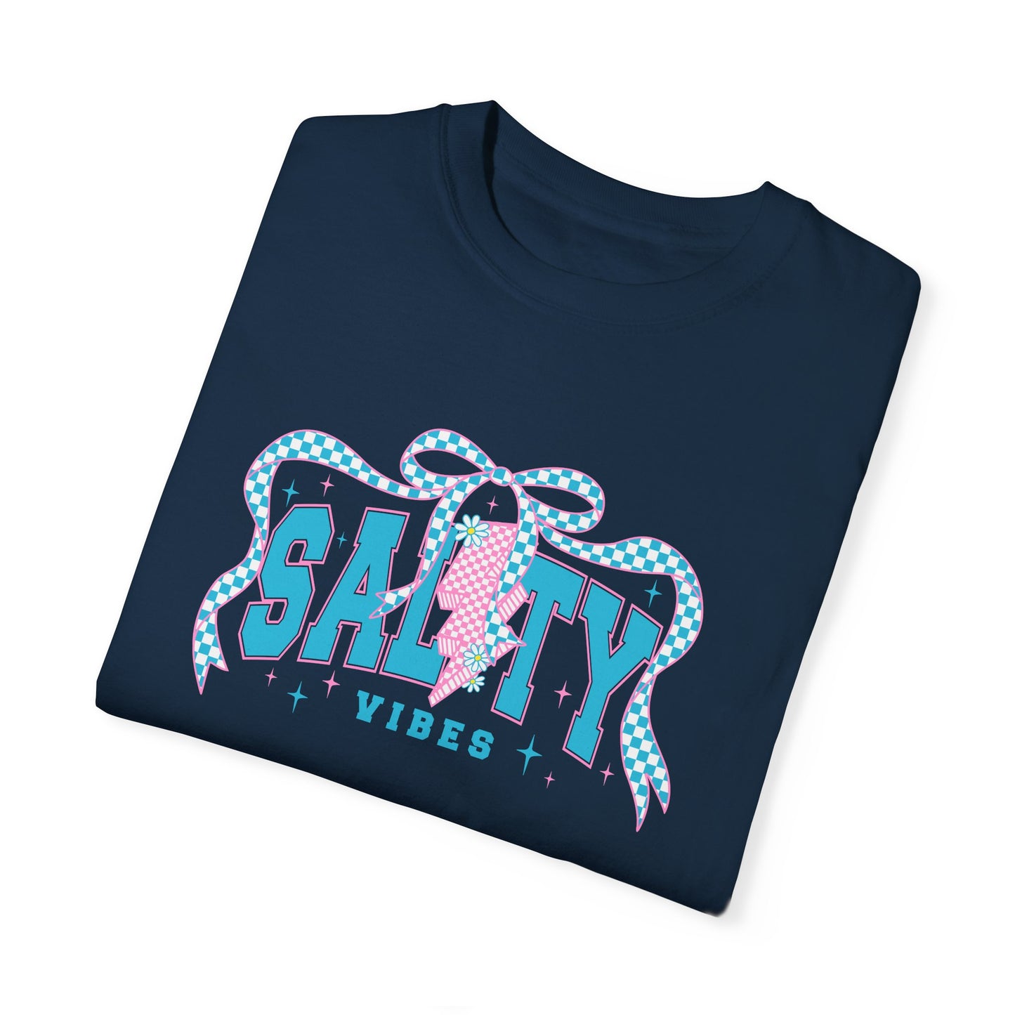 Salty Vibes Unisex Garment-Dyed T-Shirt