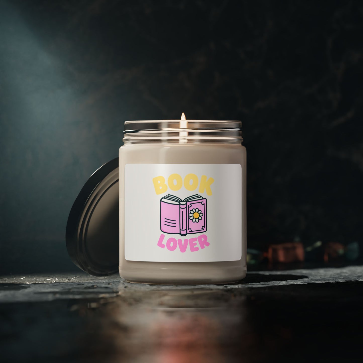 Book Lover Scented Soy Candle - 9oz Aroma for Readers
