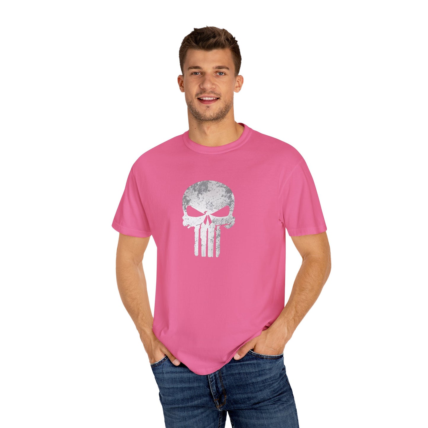 Unisex Skull Graphic T-Shirt - Trendy, Casual Wear for Edgy Style