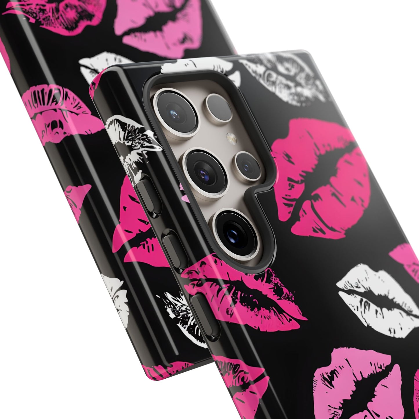 Lips Print iPhone Case - Stylish Tough Phone Cover