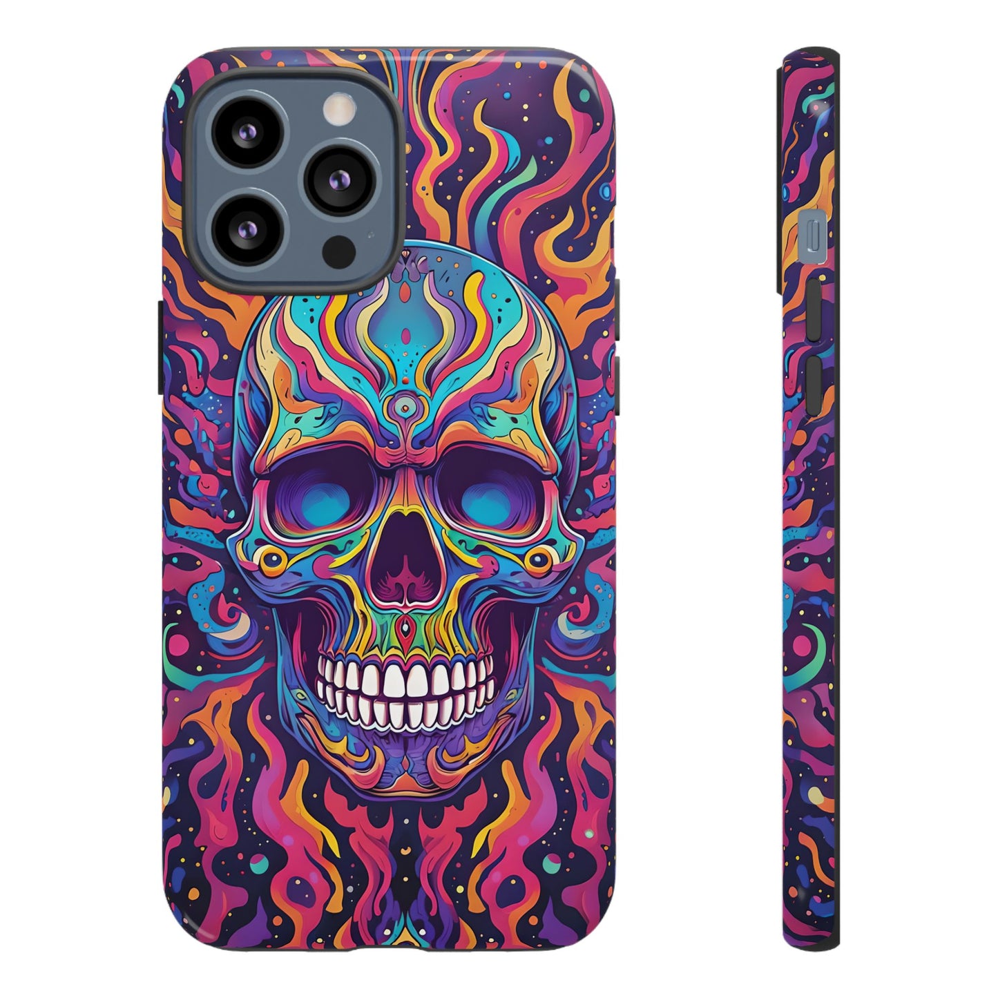 Colorful Skull Phone Case - Tough Cases for Bold Personalities