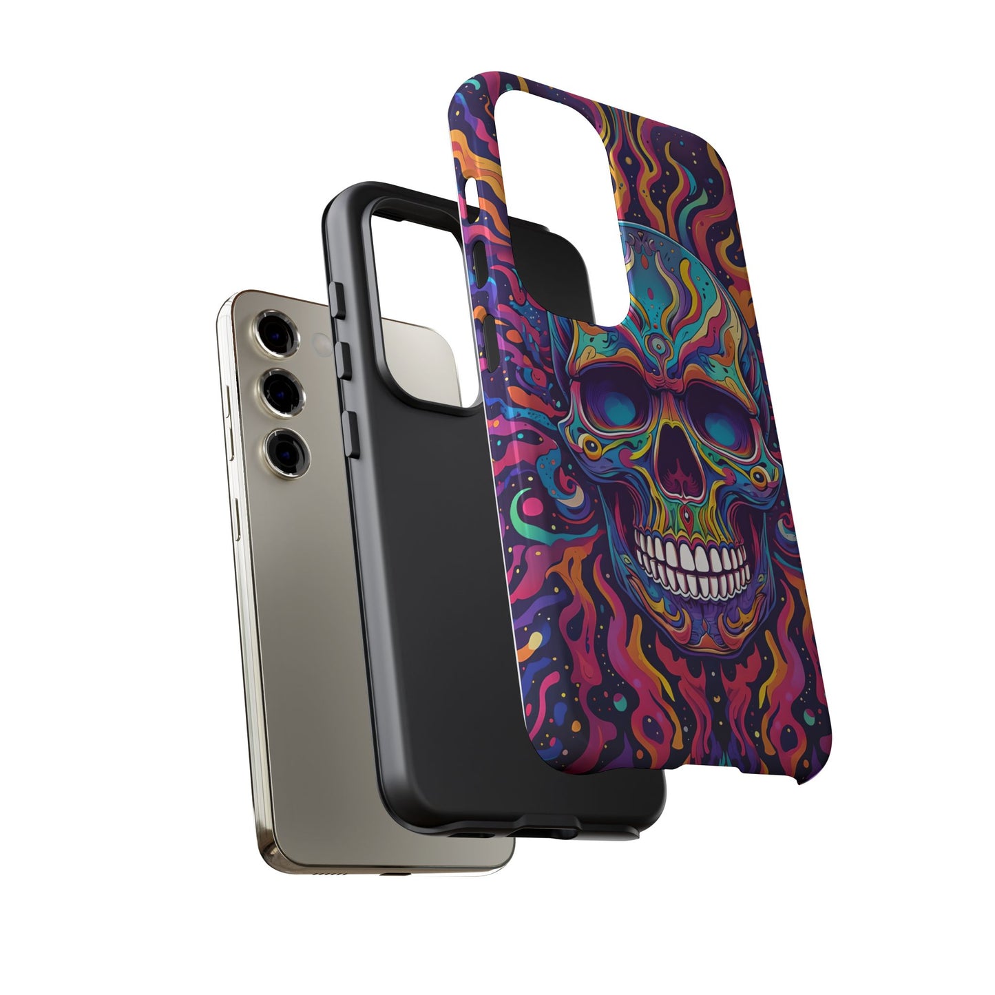 Colorful Skull Phone Case - Tough Cases for Bold Personalities