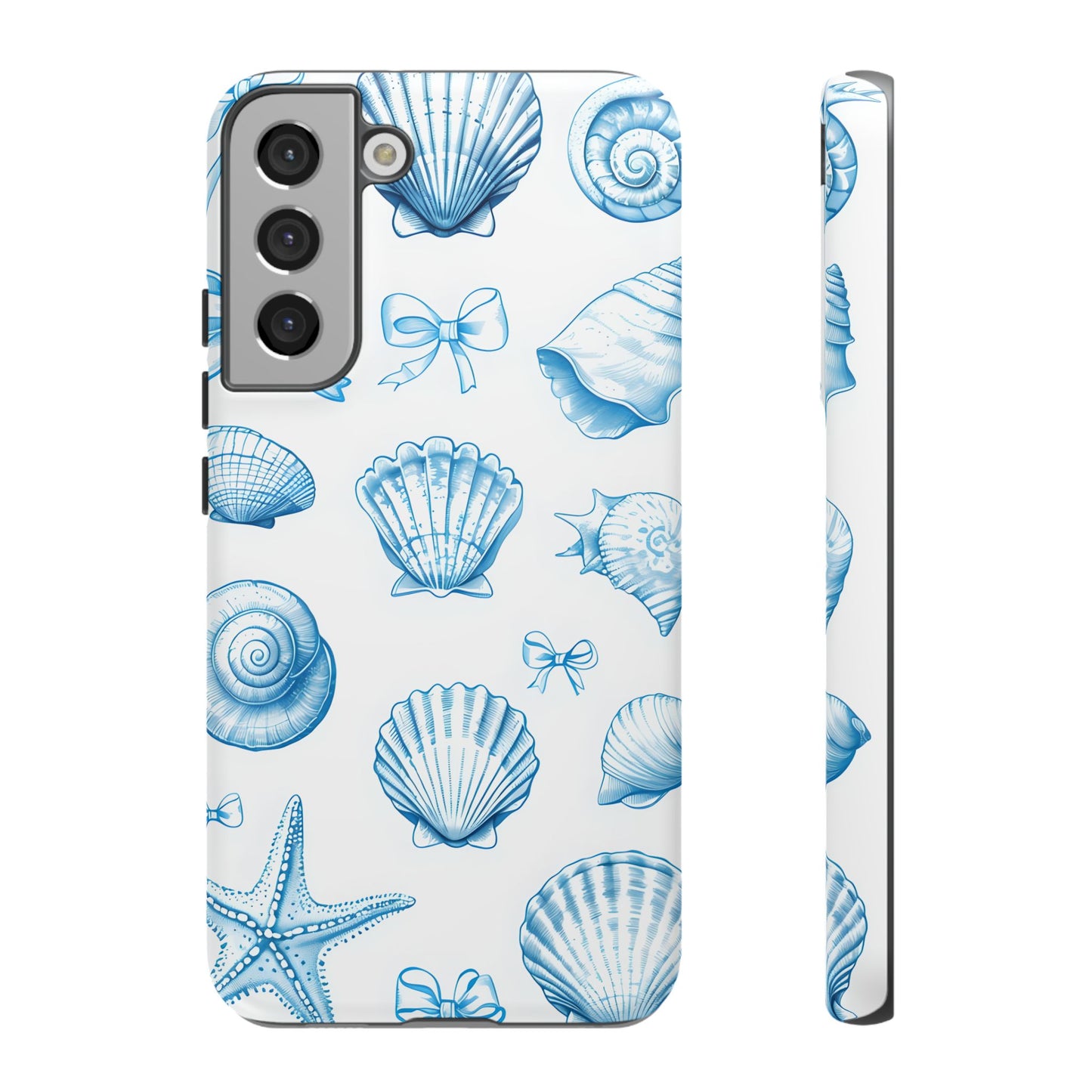 Coquette-Coastal Ocean-Themed Phone Case - Seashell and Starfish Design