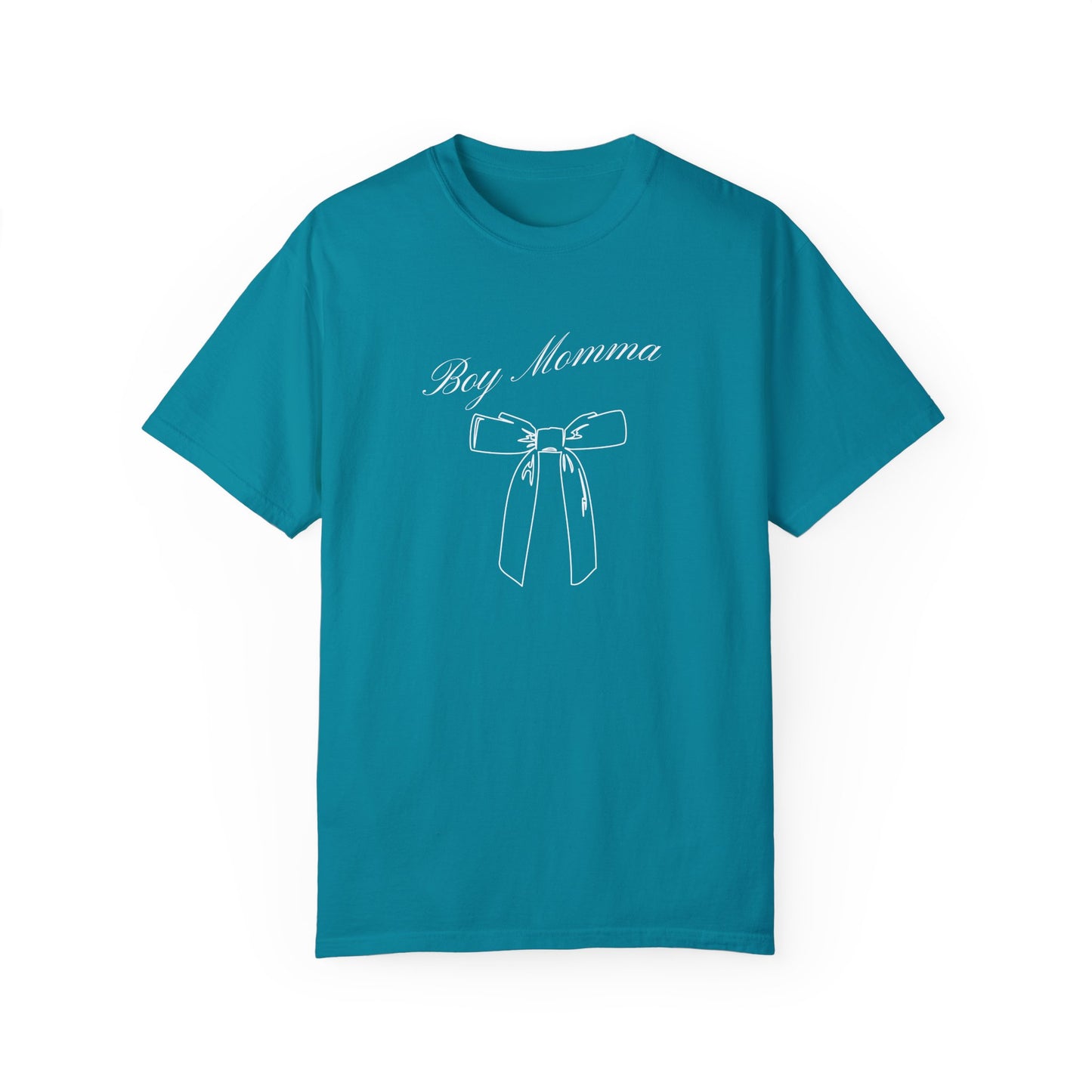 Boy Momma Garment-Dyed Unisex T-Shirt - Perfect Gift for Moms