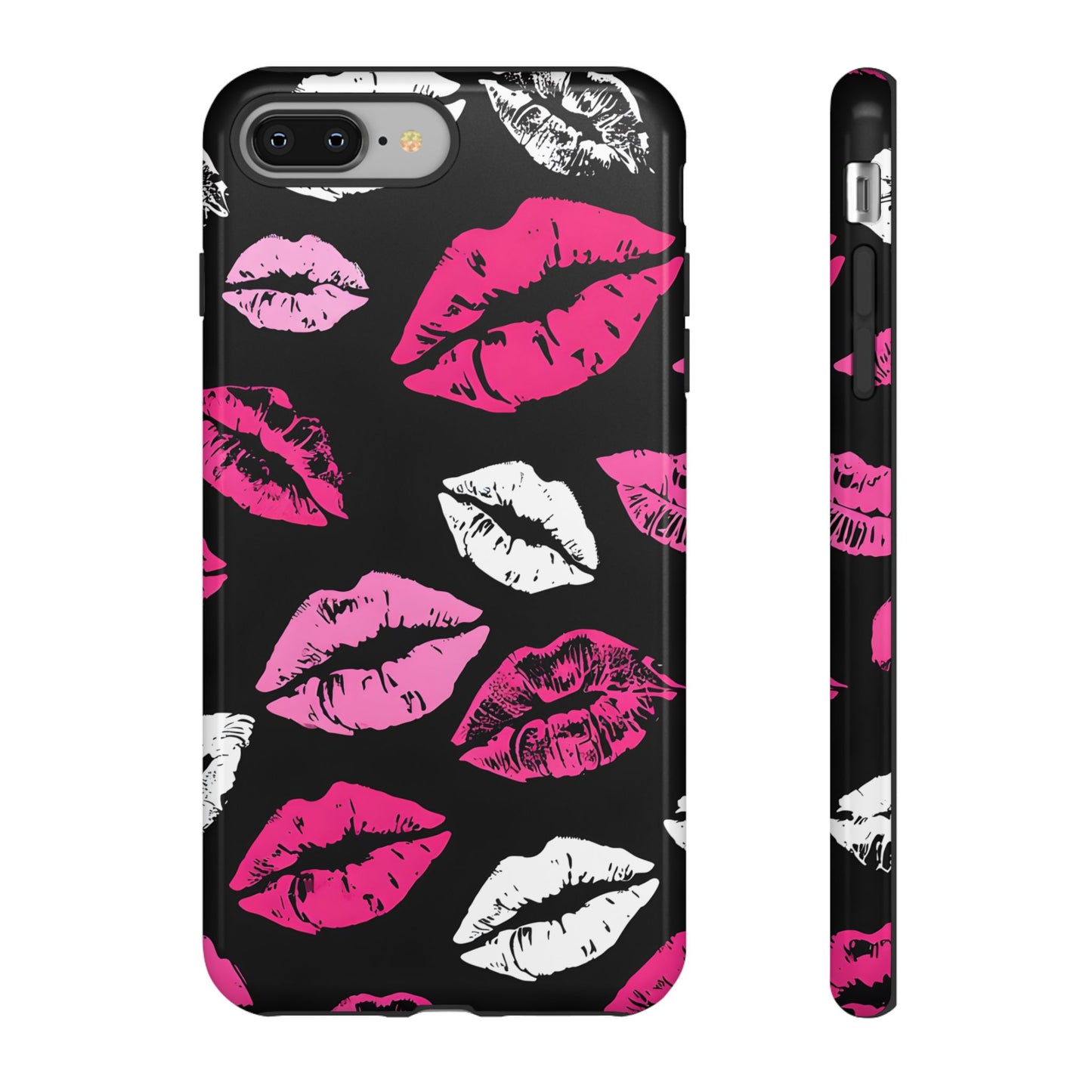 Lips Print iPhone Case - Stylish Tough Phone Cover
