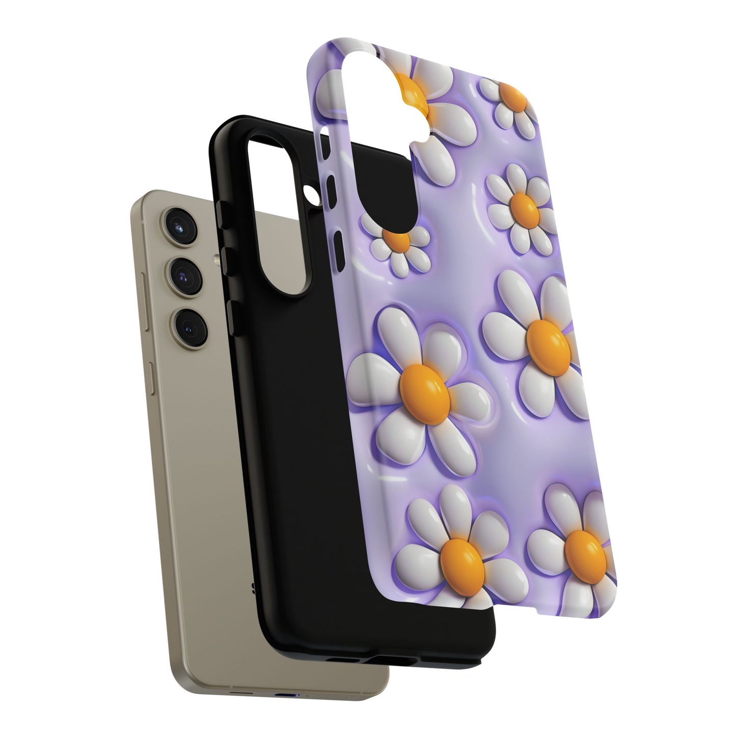 Daisy Floral Phone Case - Tough Cases for Flower Power Vibes