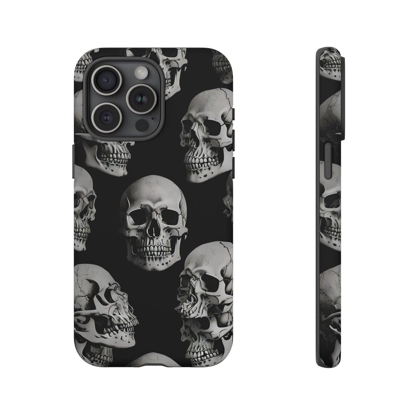 Skull Print Phone Case - Tough Cases for Bold Style