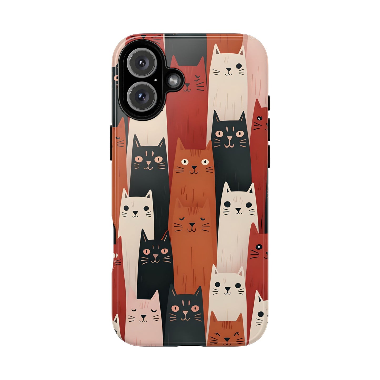Playful Cat Phone Case - Tough & Stylish Purrfect for Cat Lovers
