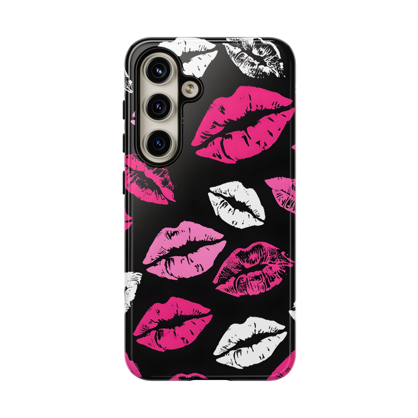 Lips Print iPhone Case - Stylish Tough Phone Cover