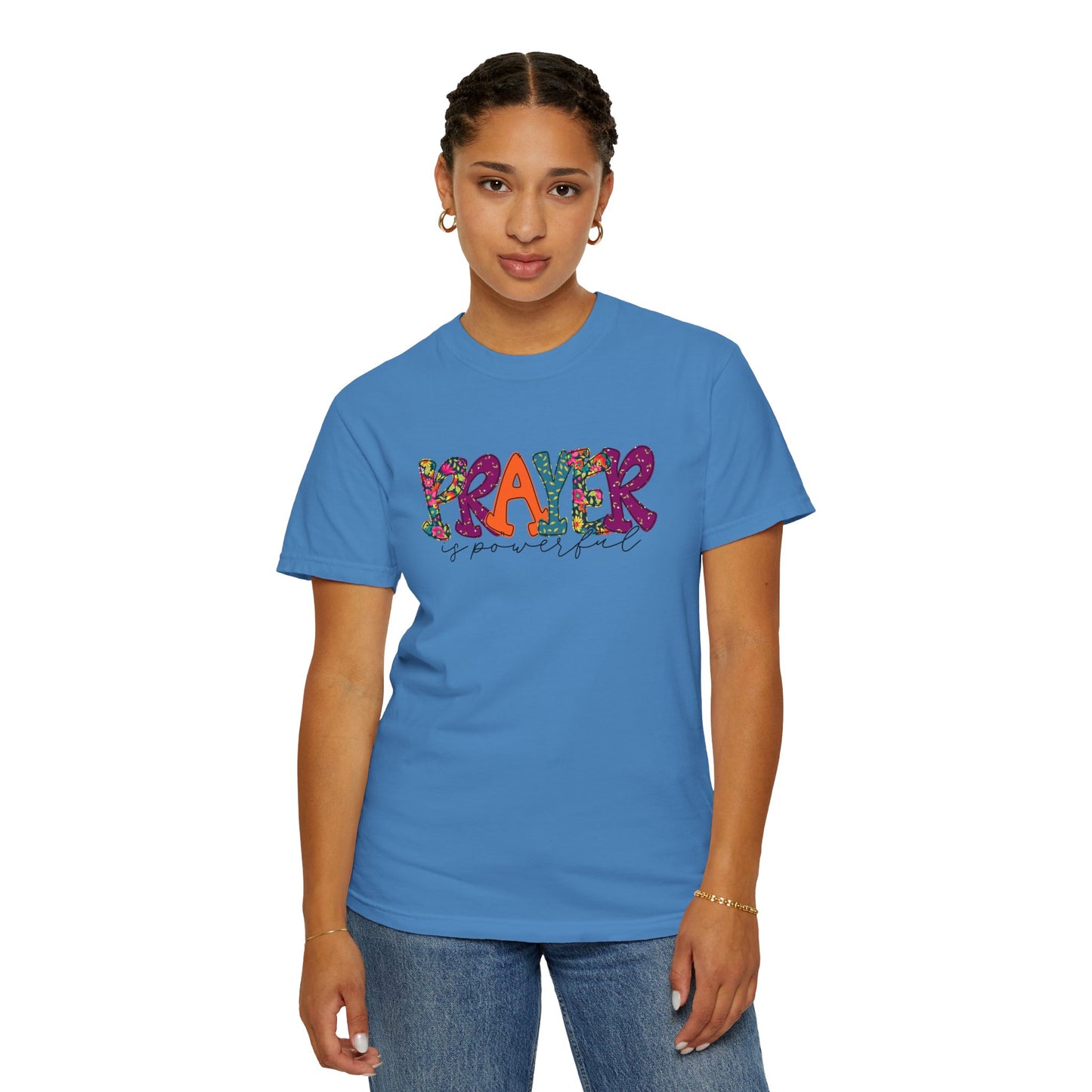 Colorful "Prayer is Powerful" Unisex T-Shirt