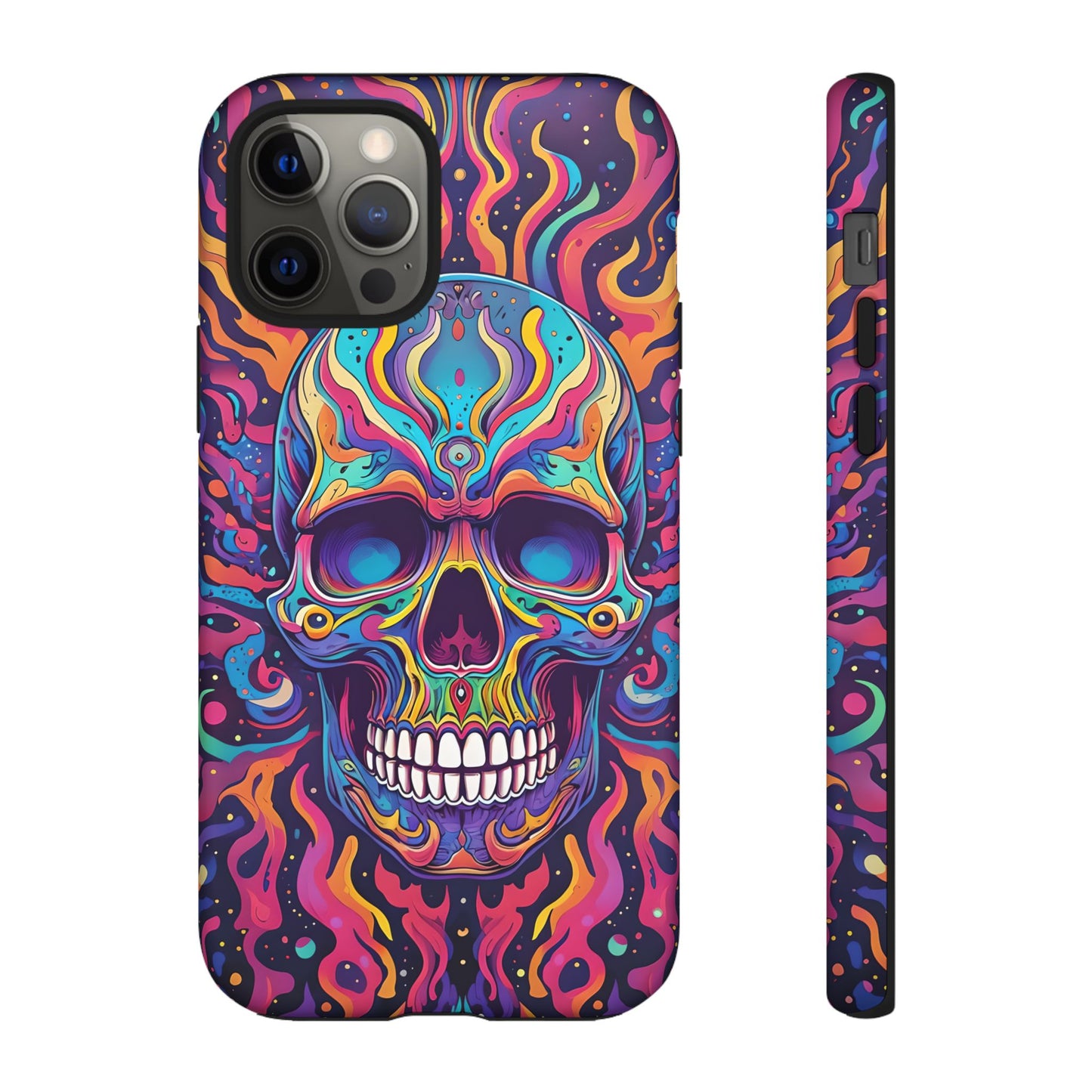 Colorful Skull Phone Case - Tough Cases for Bold Personalities
