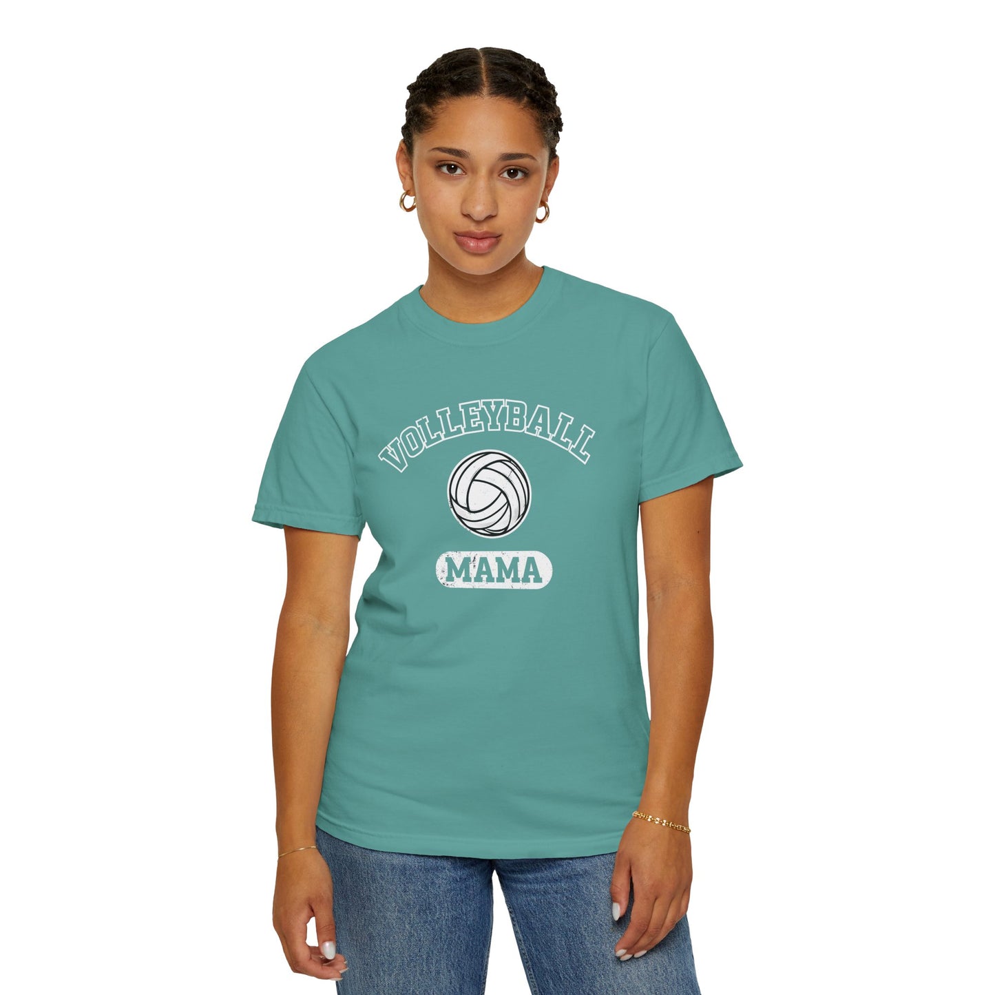 Volleyball Mama Unisex Garment-Dyed T-Shirt - Perfect Gift for Sports Moms!