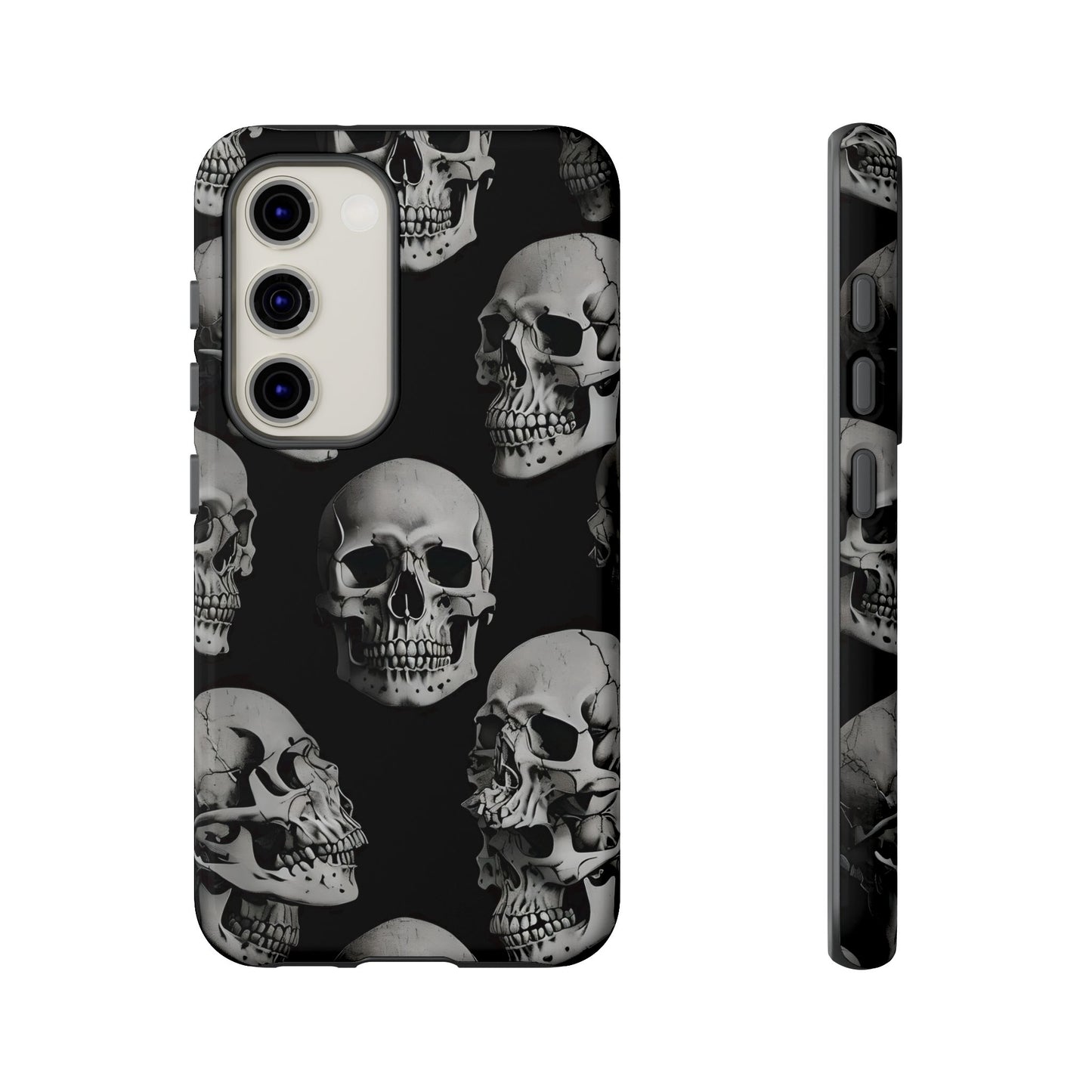 Skull Print Phone Case - Tough Cases for Bold Style