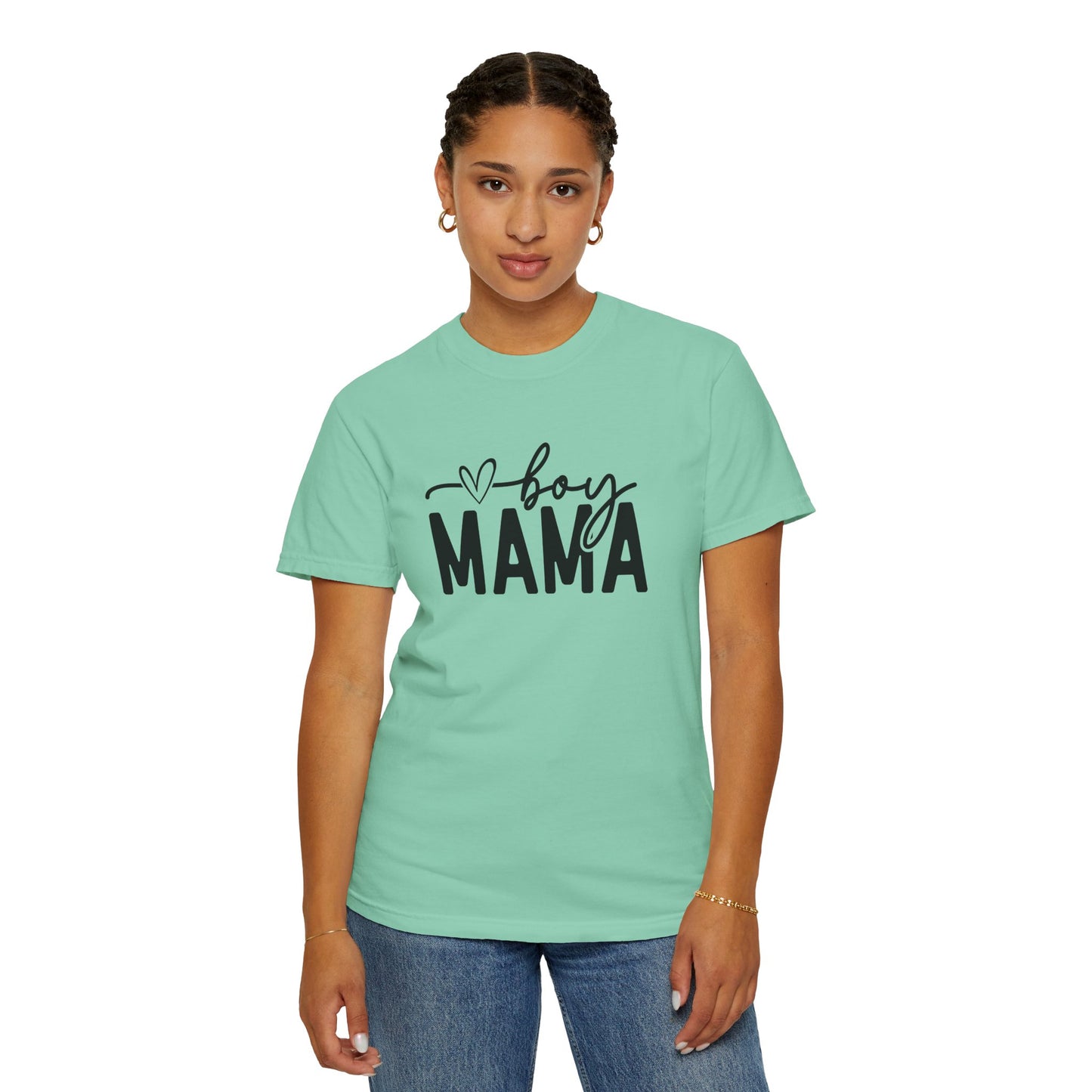 Boy Mama Unisex Garment-Dyed T-Shirt - Perfect for Moms on Special Occasions