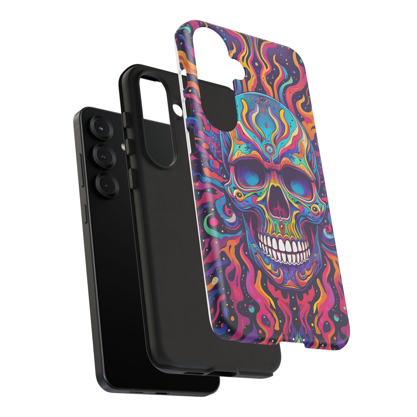 Colorful Skull Phone Case - Tough Cases for Bold Personalities