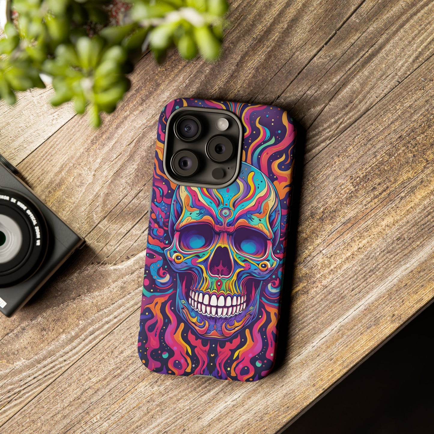 Colorful Skull Phone Case - Tough Cases for Bold Personalities