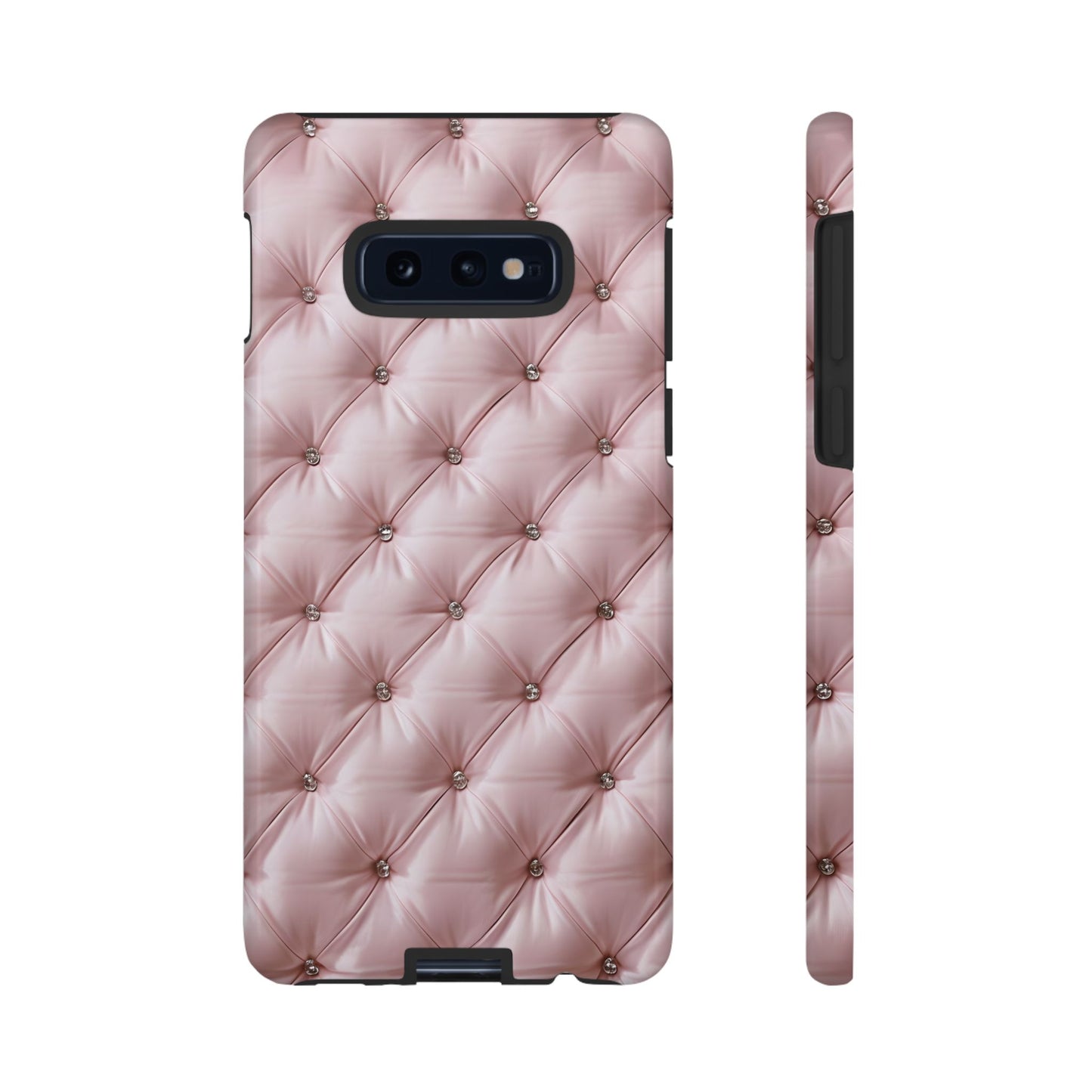 Luxury Pink Quilted Phone Case - Tough Cases for Stylish Protection