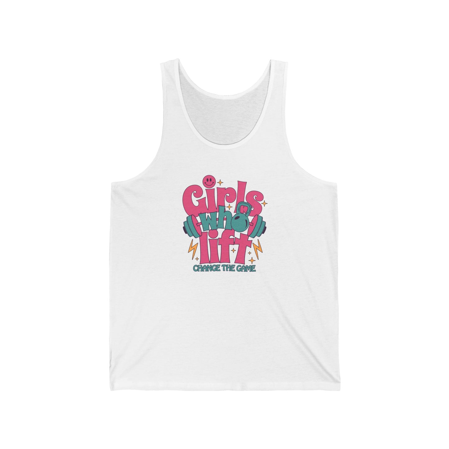 Girls Who Lift Unisex Jersey Tank – Empowerment Workout Top