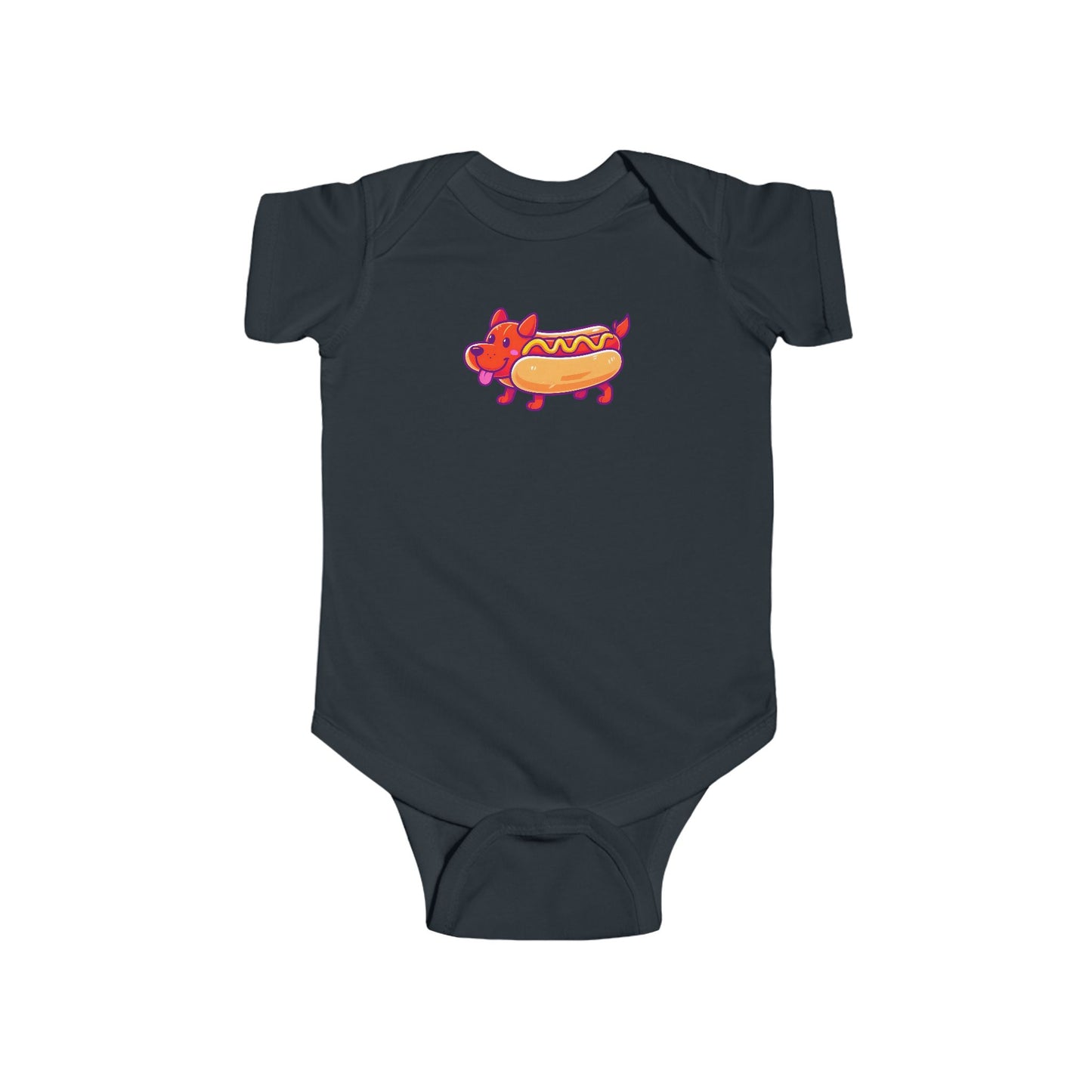 Cute Hot Dog Baby Bodysuit - Fun Infant Outfit for Foodie Families