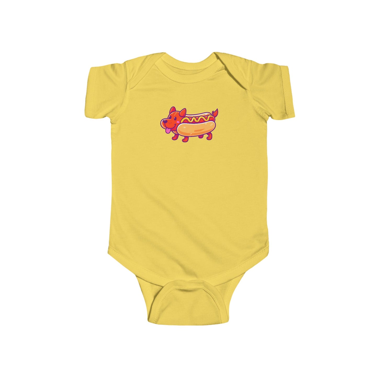 Cute Hot Dog Baby Bodysuit - Fun Infant Outfit for Foodie Families