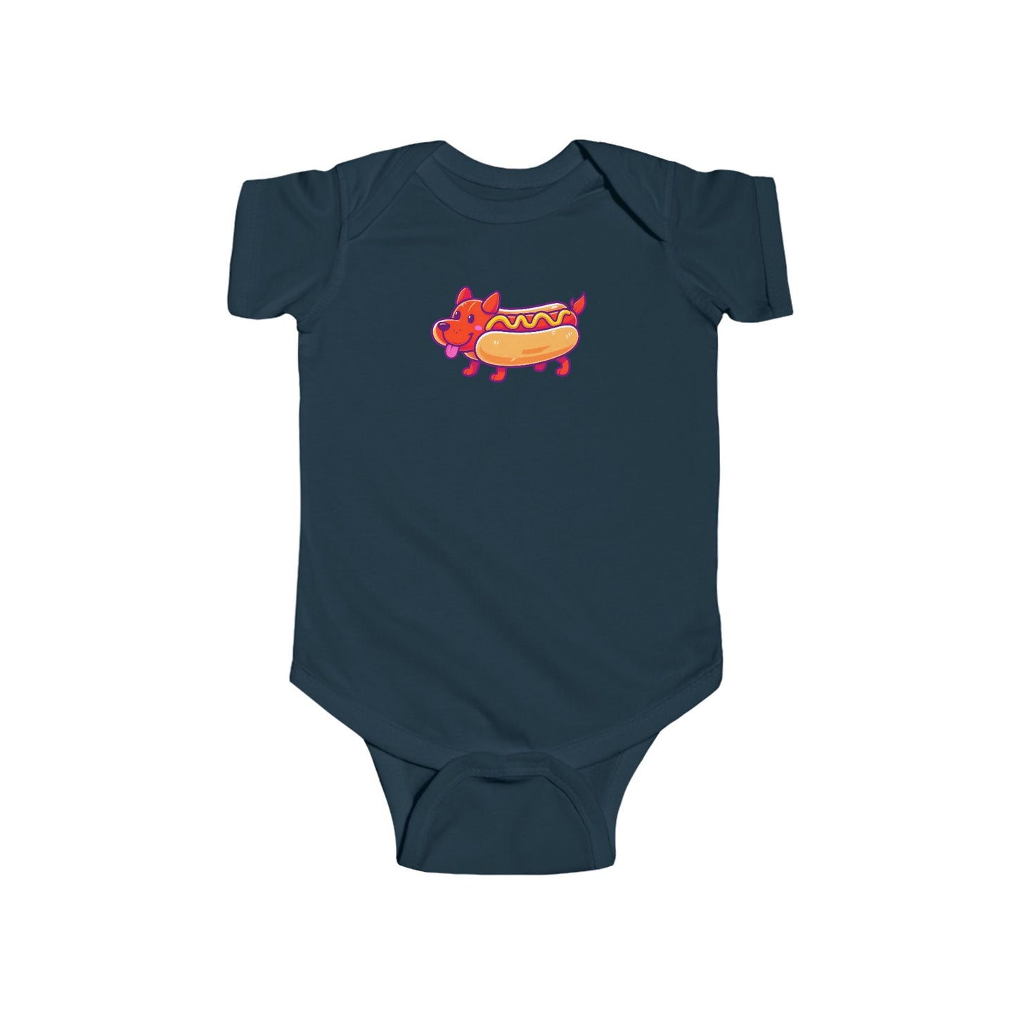 Cute Hot Dog Baby Bodysuit - Fun Infant Outfit for Foodie Families