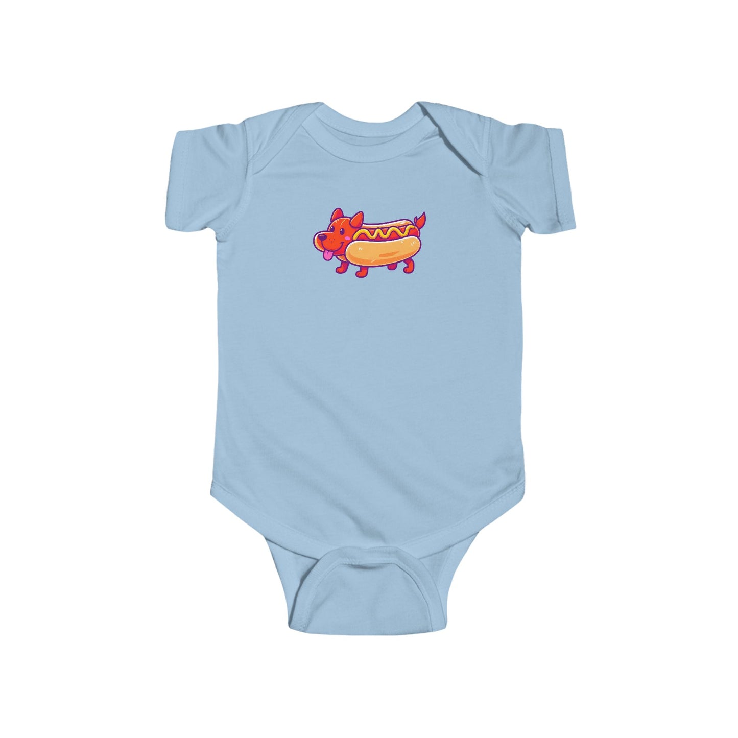 Cute Hot Dog Baby Bodysuit - Fun Infant Outfit for Foodie Families