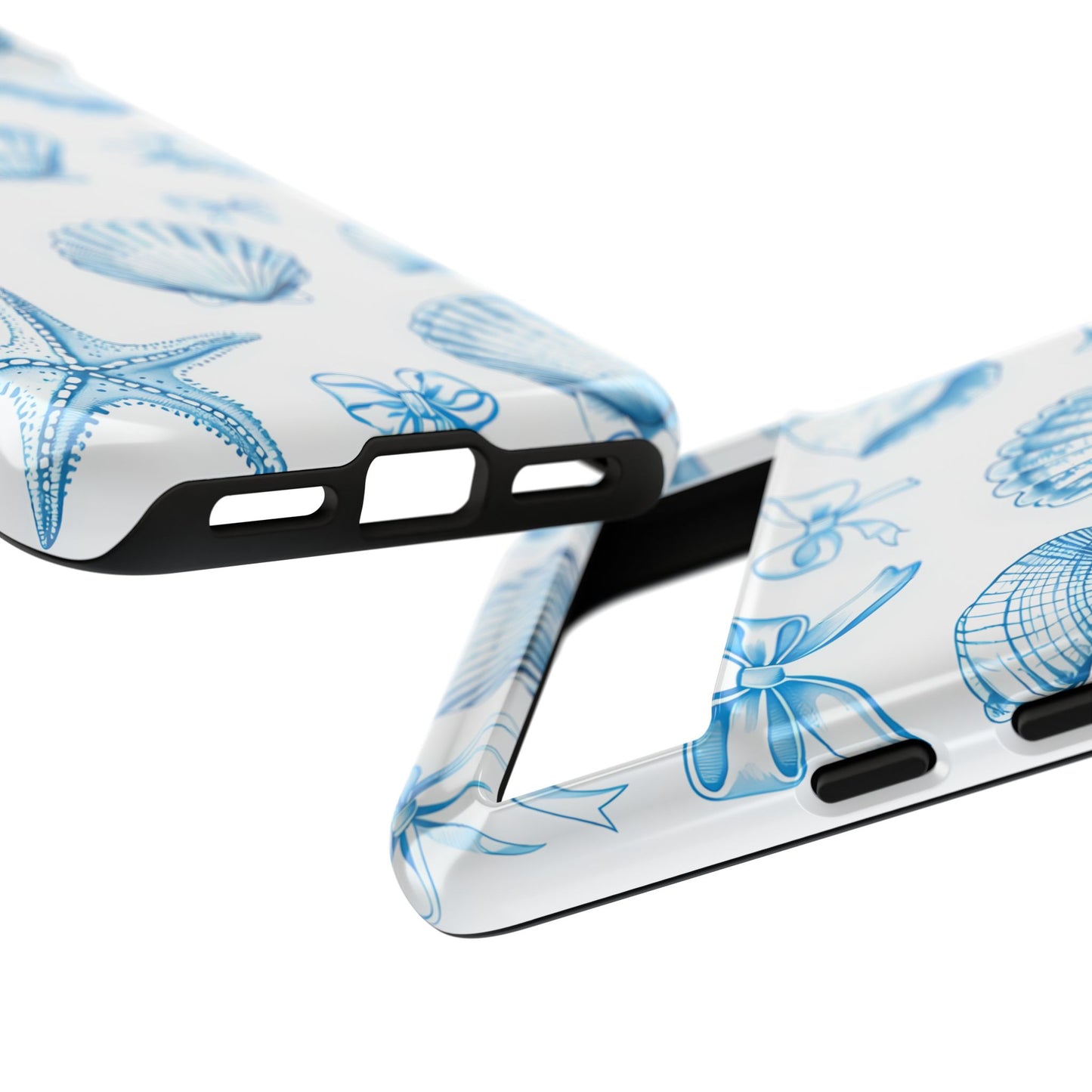 Coquette-Coastal Ocean-Themed Phone Case - Seashell and Starfish Design