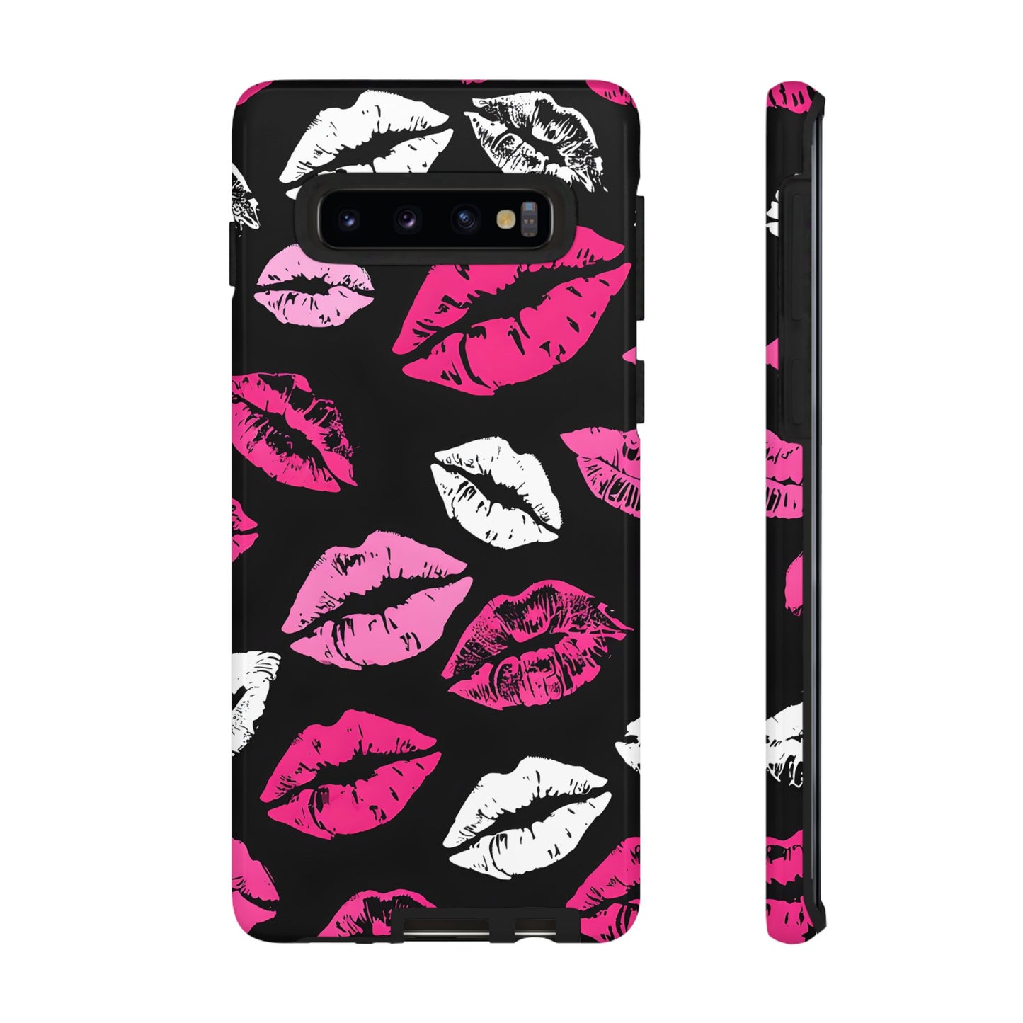 Lips Print iPhone Case - Stylish Tough Phone Cover