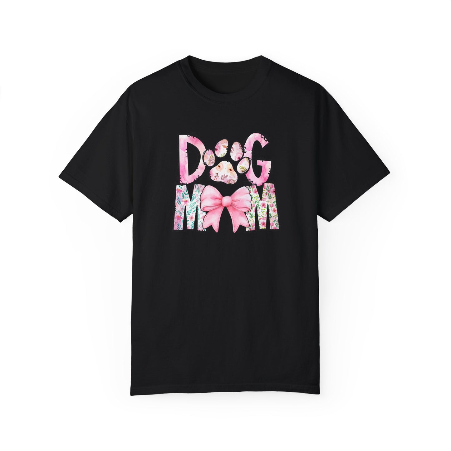 Cute Dog Mom T-Shirt | Garment-Dyed Unisex Tee for Dog Lovers